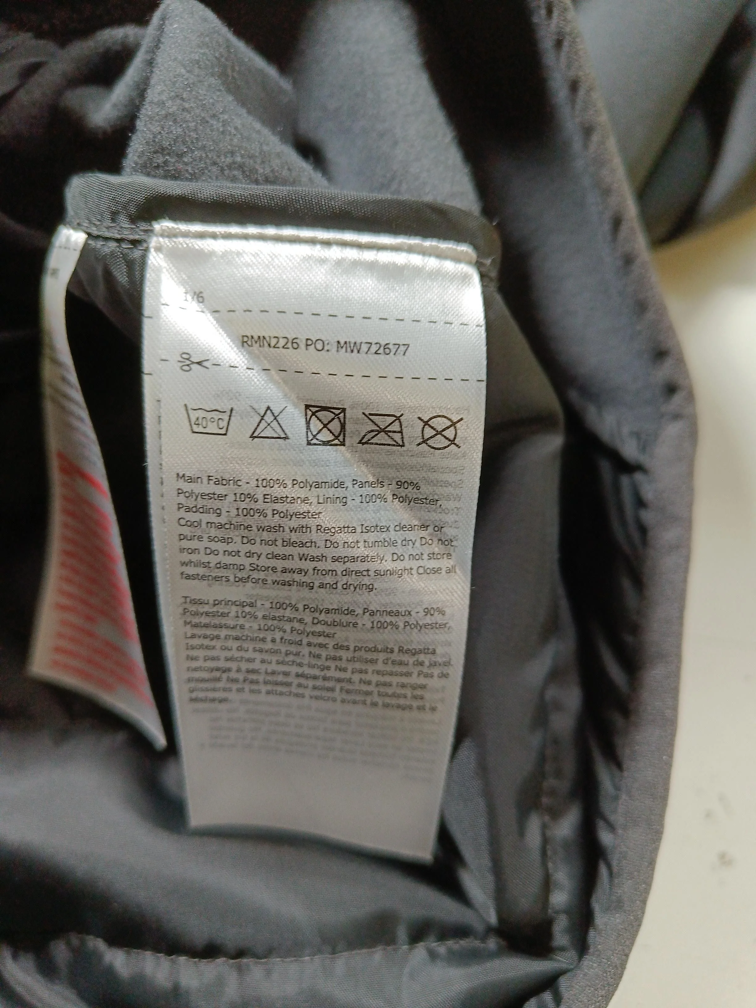 Regatta Windbreaker jacket grey - Image 6