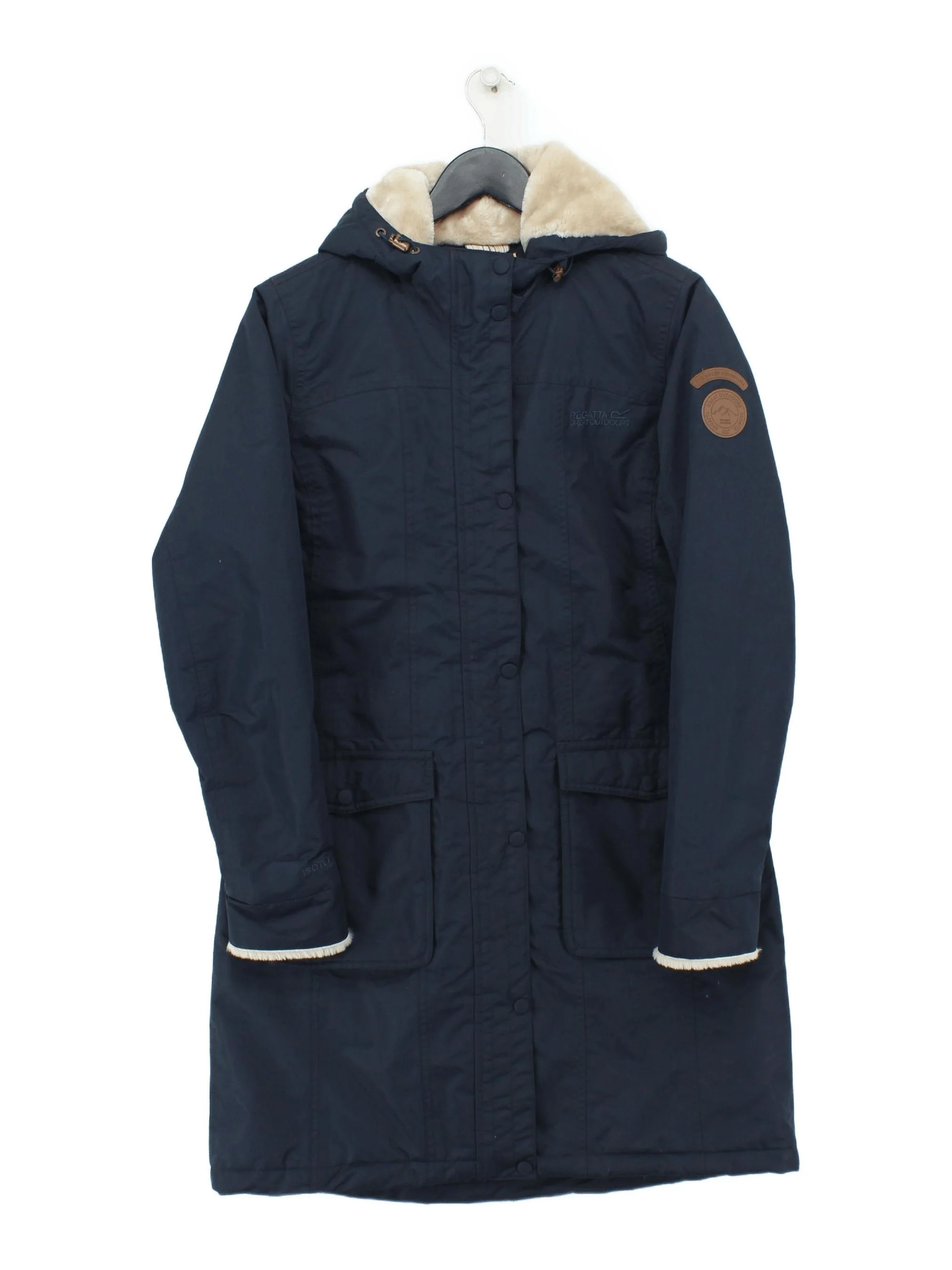 Regatta Women's Coat UK 12 Blue 100% Polyester Parka