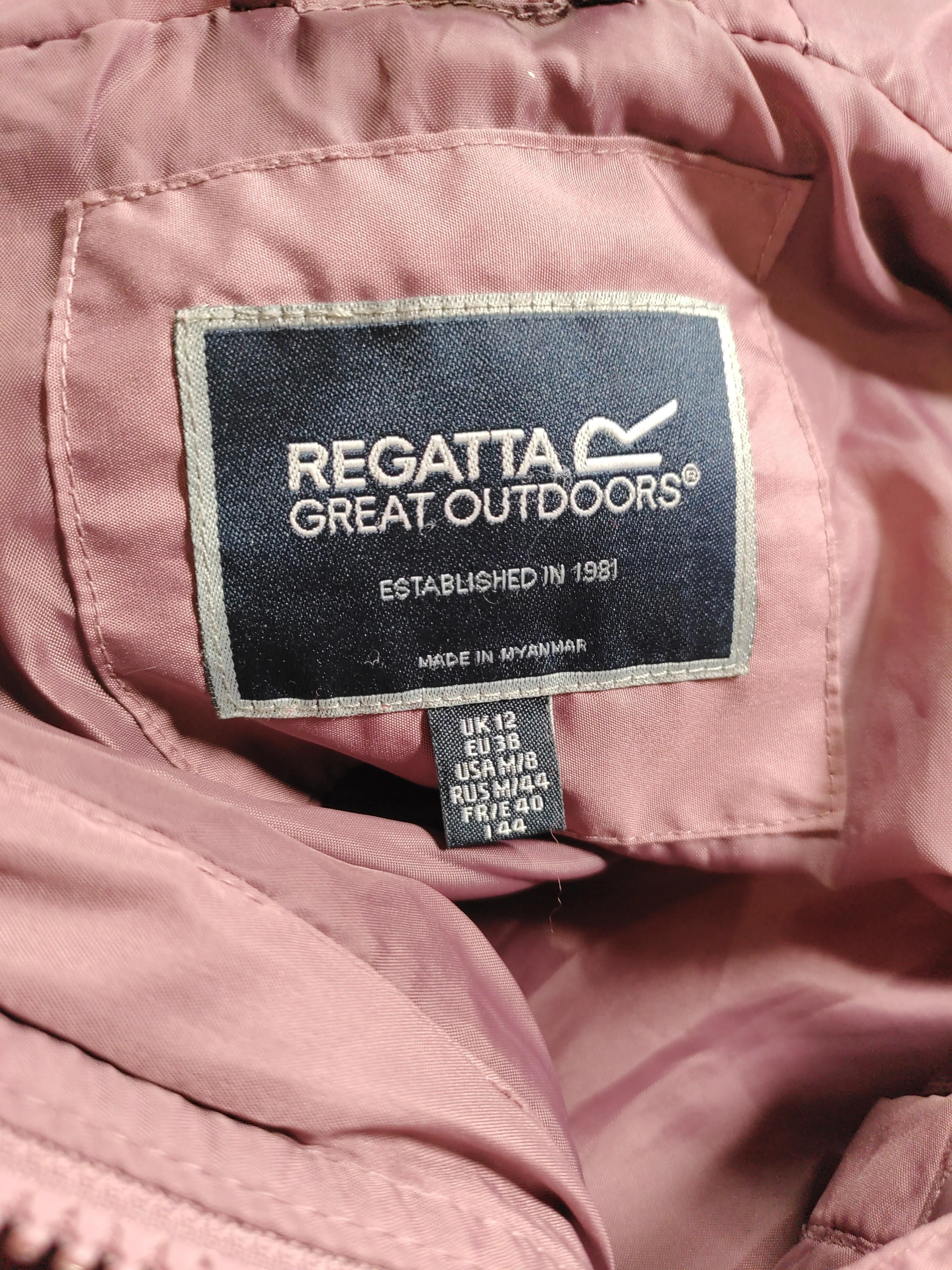 Regatta Women's Coat UK 12 Pink 100% Polyester Puffer Jacket - Image 5