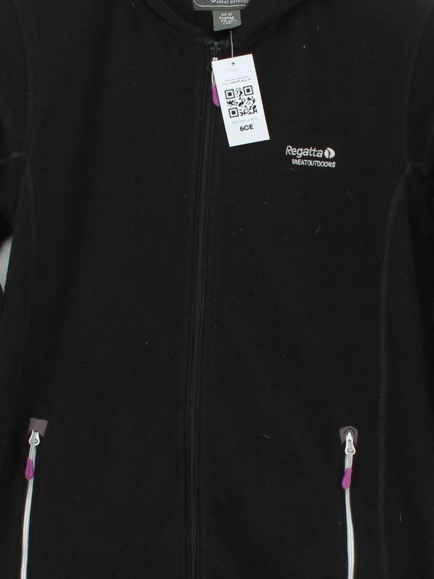 Regatta Women's Hoodie S Black 100% Polyester Pullover - Image 3