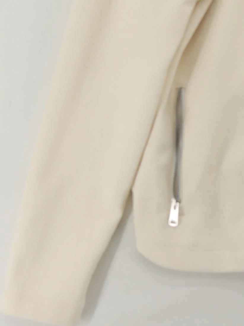 Regatta Women's Hoodie UK 10 Cream Polyester with Elastane Full Zip - Image 4
