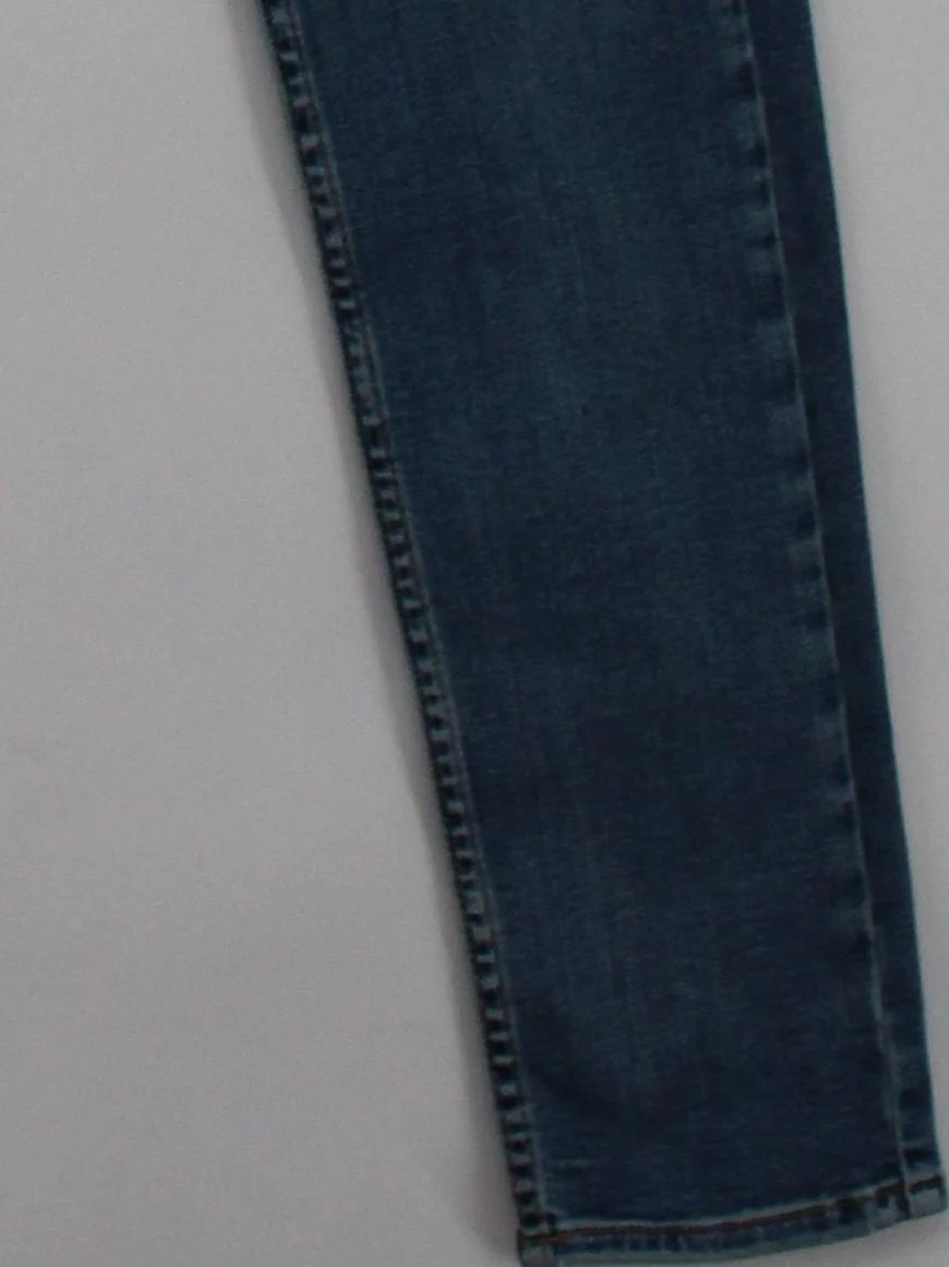 Reiko Men's Jeans W 25 in Blue Cotton with Lyocell Modal, Elastane Skinny - Image 4