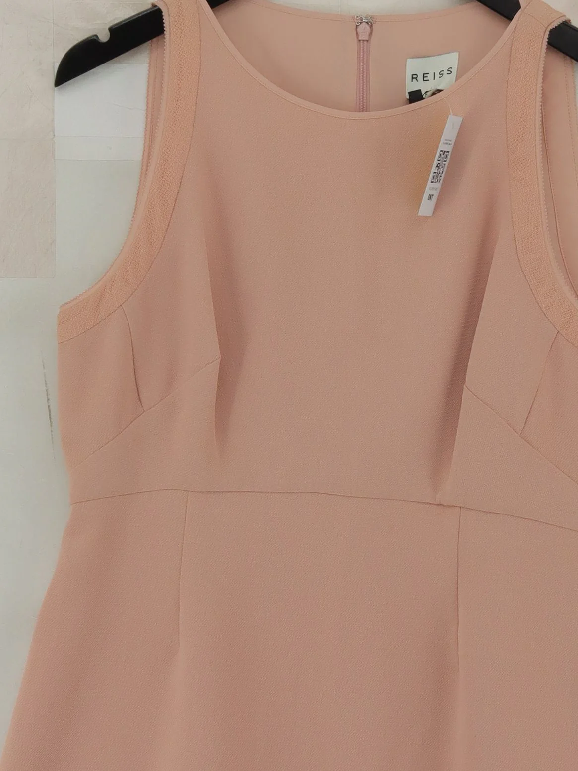 Reiss A-Line Mini Dress UK14 in Pink - Image 3