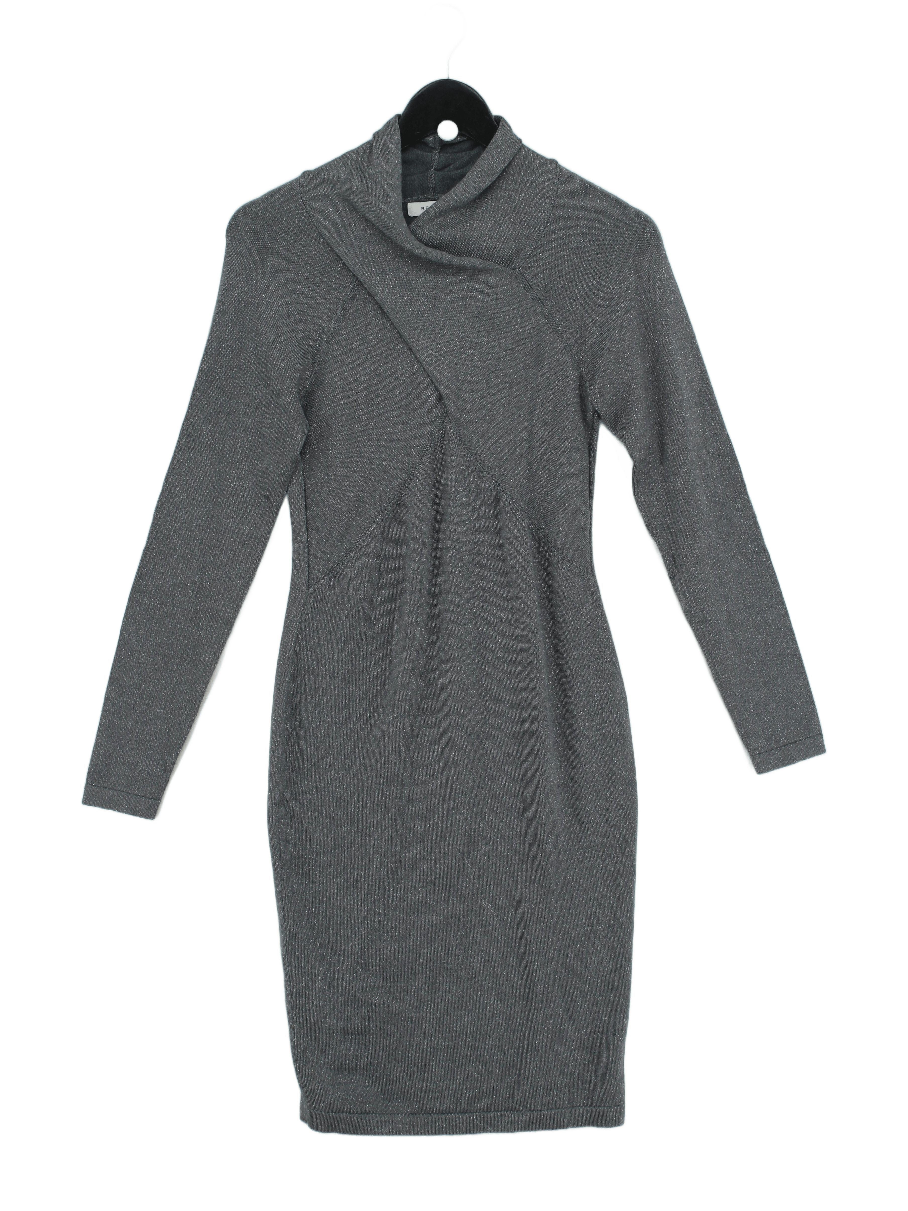 Reiss Bodycon Midi Dress S in Grey