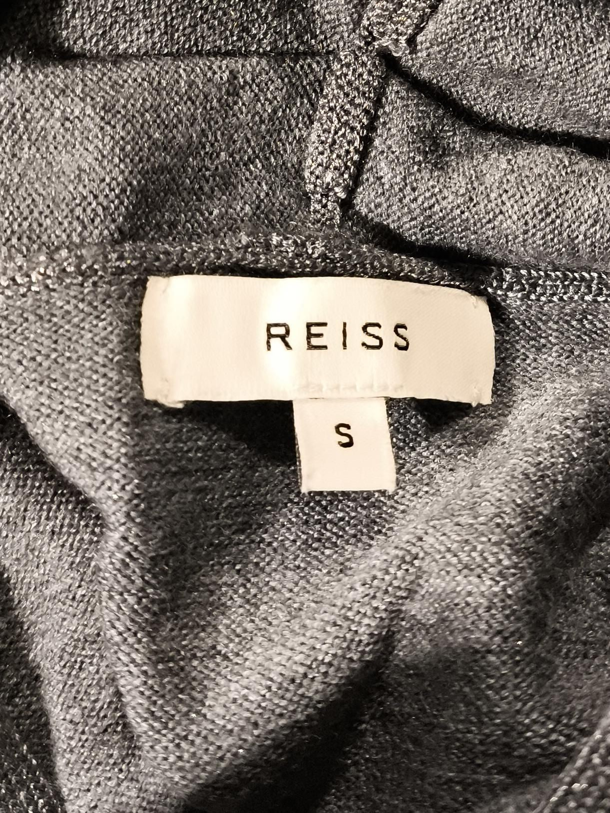 Reiss Bodycon Midi Dress S in Grey - Image 5