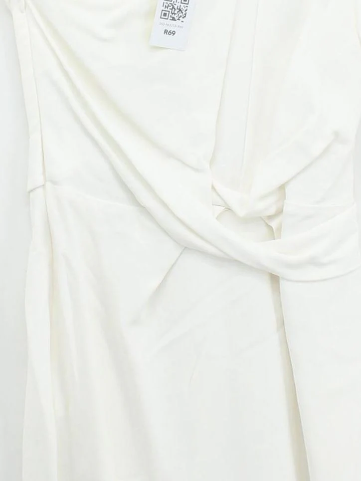 Reiss Bodycon Midi Dress UK10 in White - Image 3