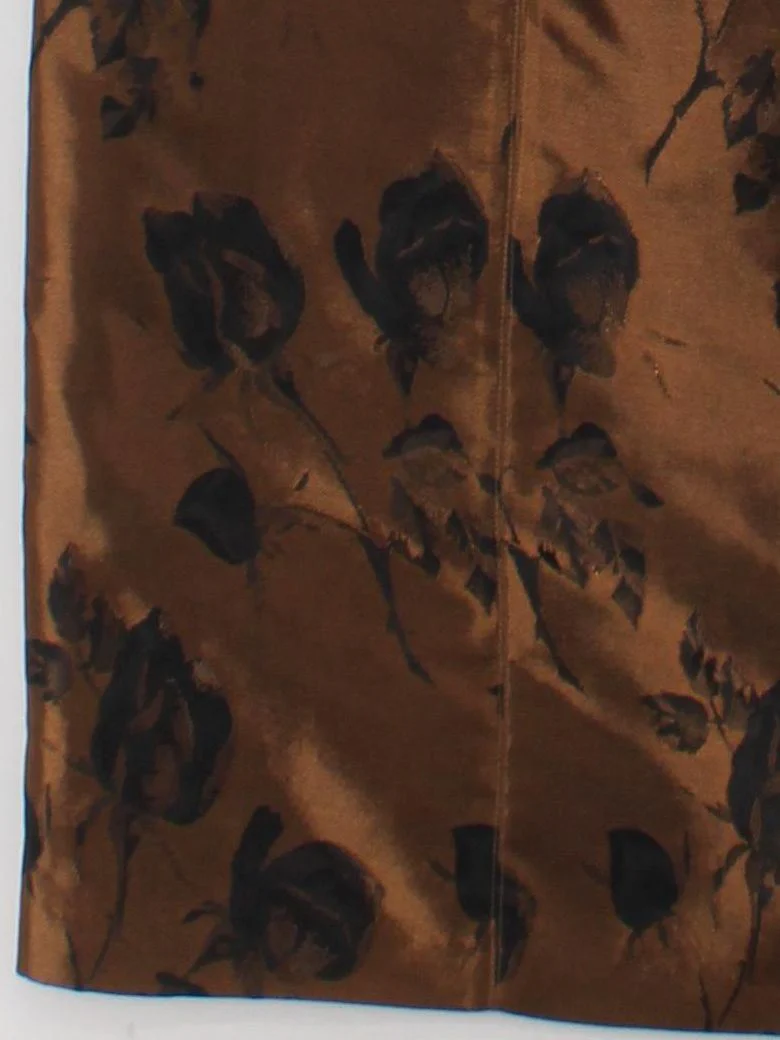 Reiss Bodycon Midi Dress UK14 in Brown - Image 4
