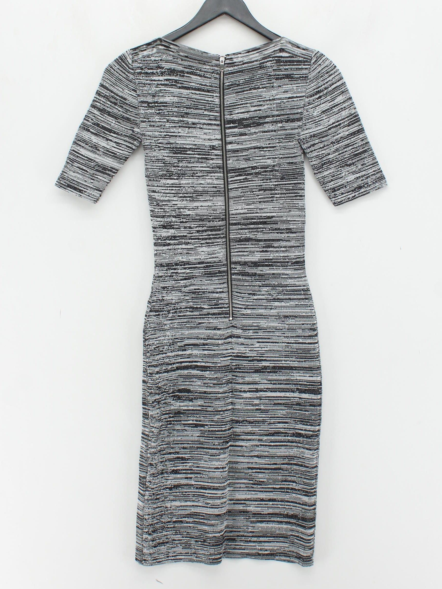 Reiss Bodycon Midi Dress UK4 in Multi - Image 2