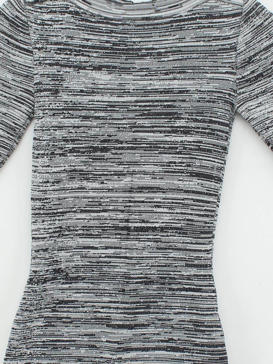 Reiss Bodycon Midi Dress UK4 in Multi - Image 3
