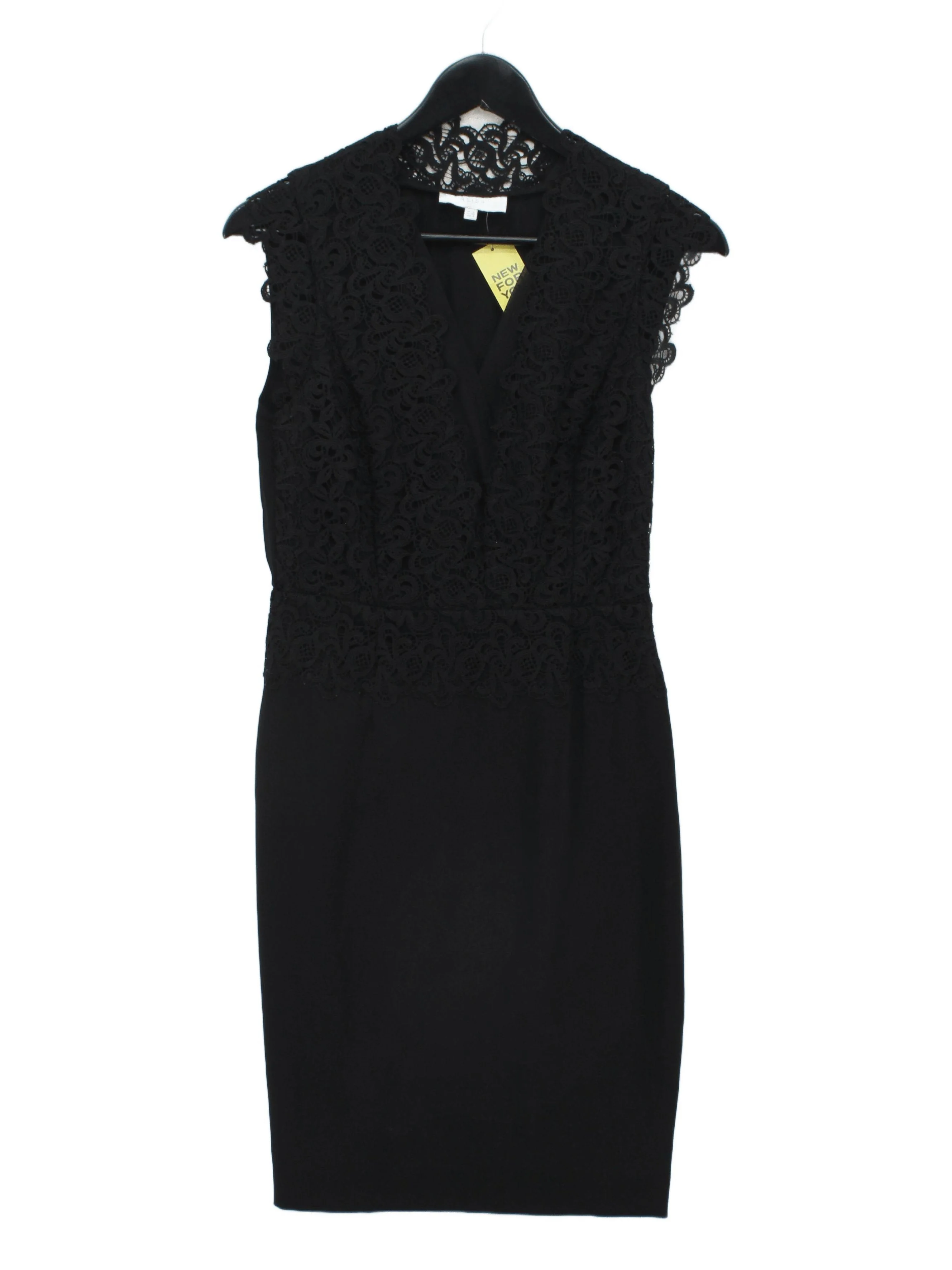 Reiss Bodycon Midi Dress UK8 in Black