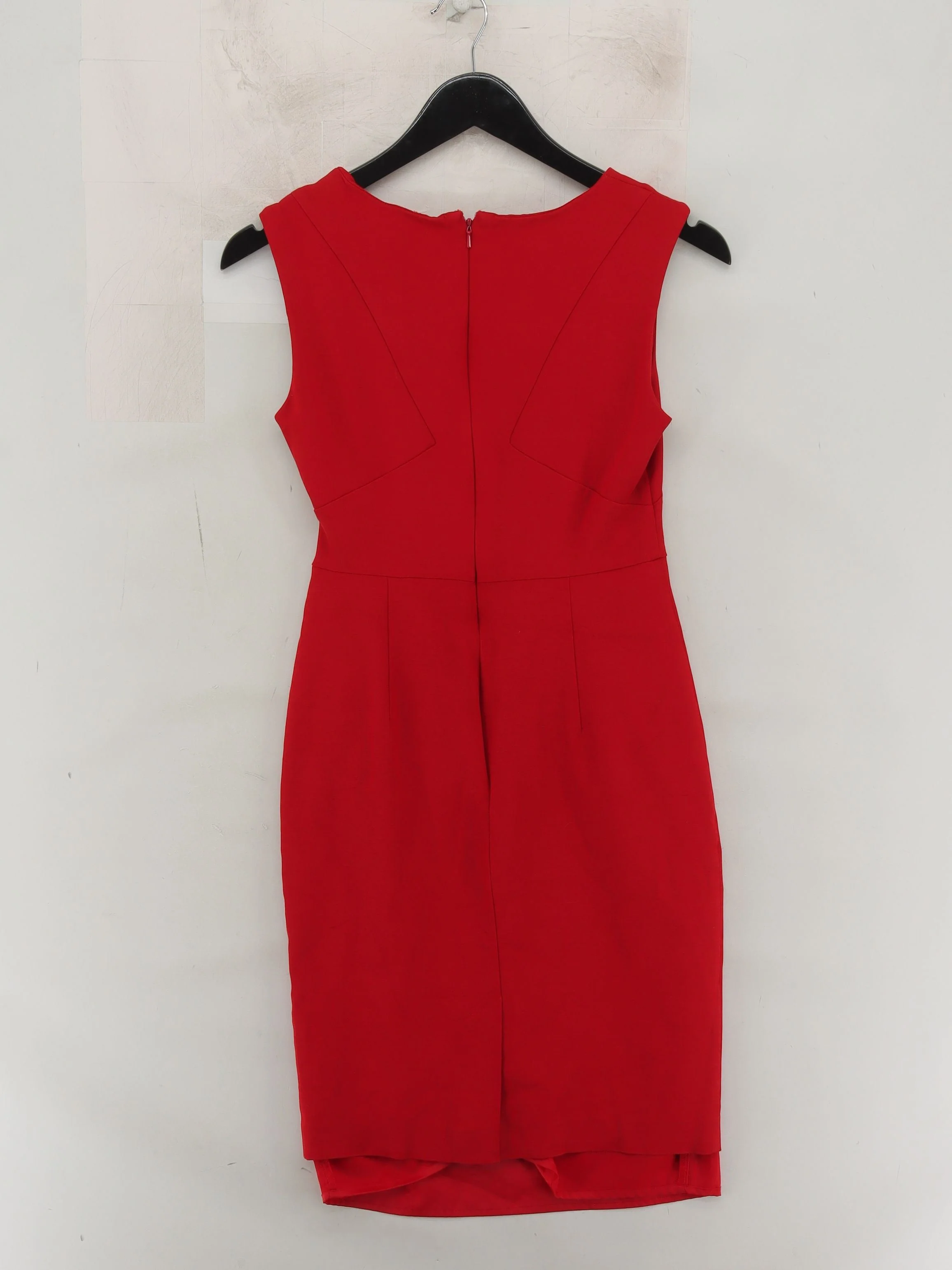 Reiss Bodycon Midi Dress UK8 in Red - Image 2