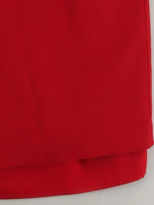 Reiss Bodycon Midi Dress UK8 in Red - Image 4