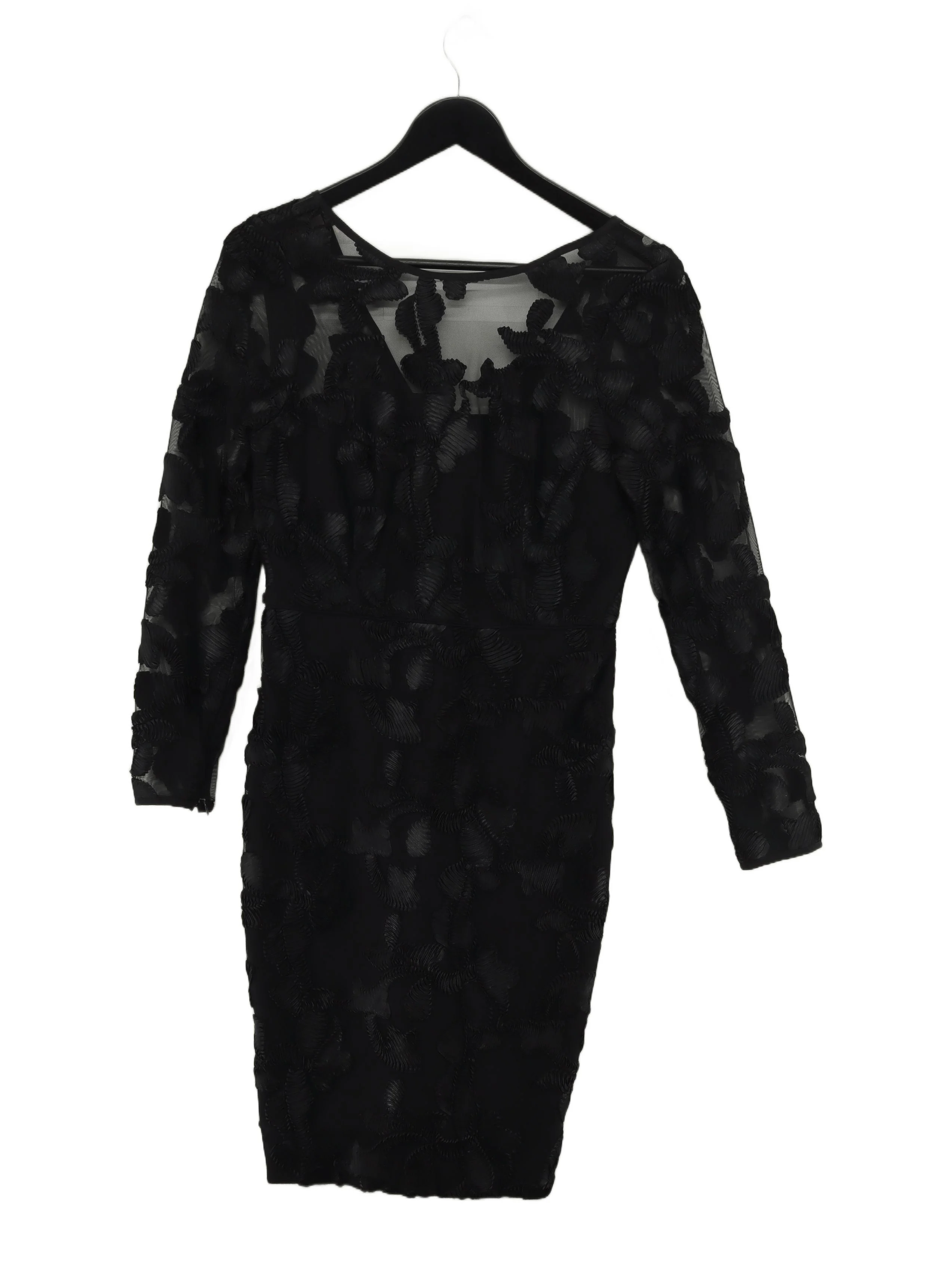 Reiss Bodycon Mini Dress UK10 in Black