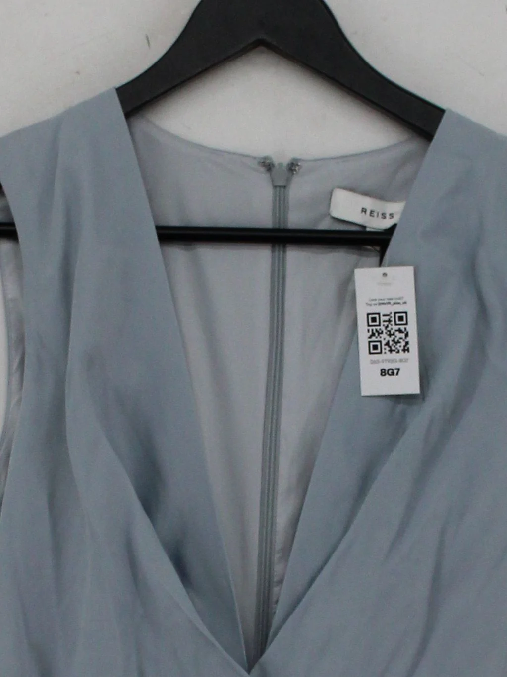 Reiss Bodycon Mini Dress UK10 in Blue - Image 3