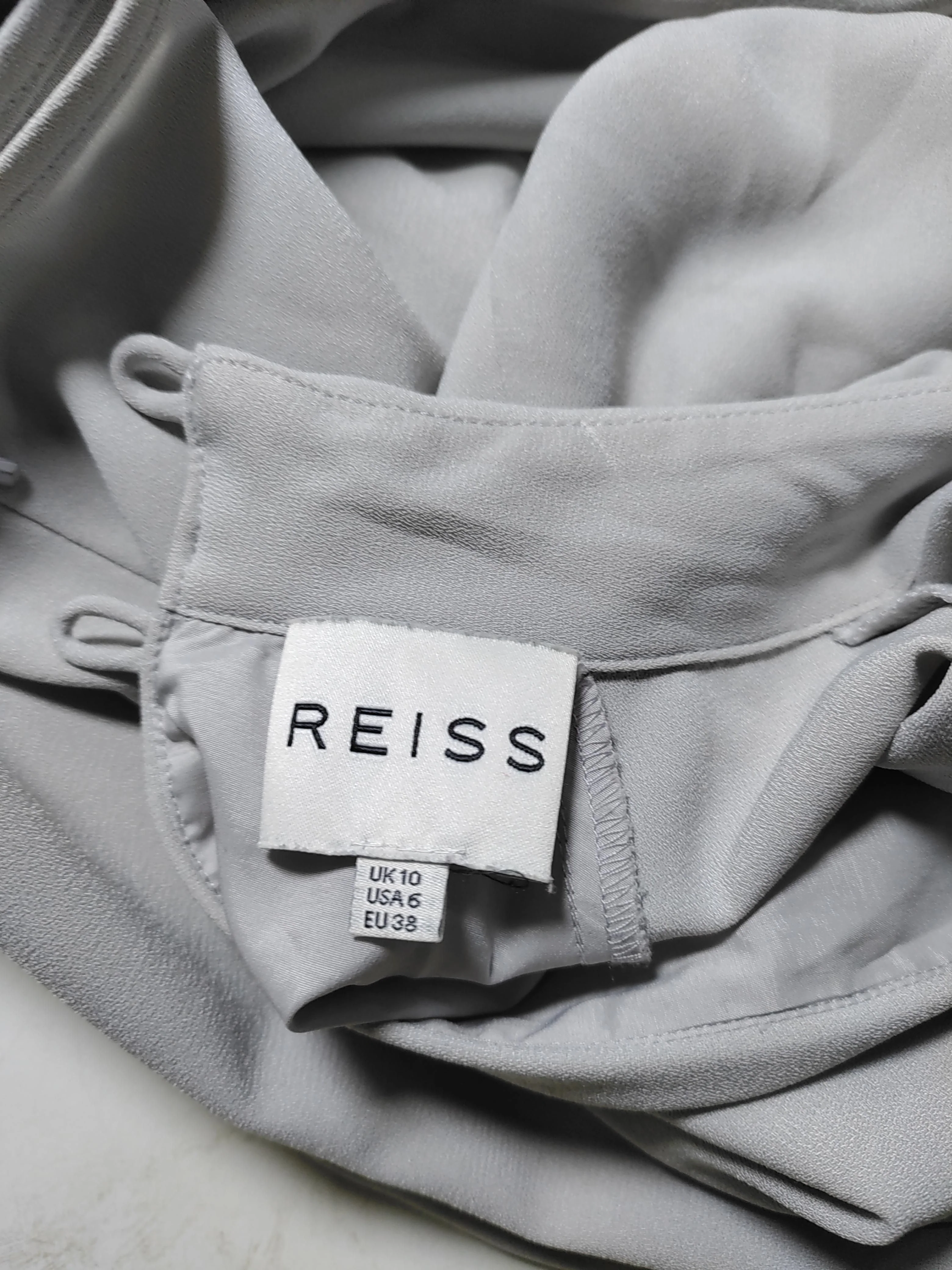 Reiss Bodycon Mini Dress UK10 in Grey - Image 5