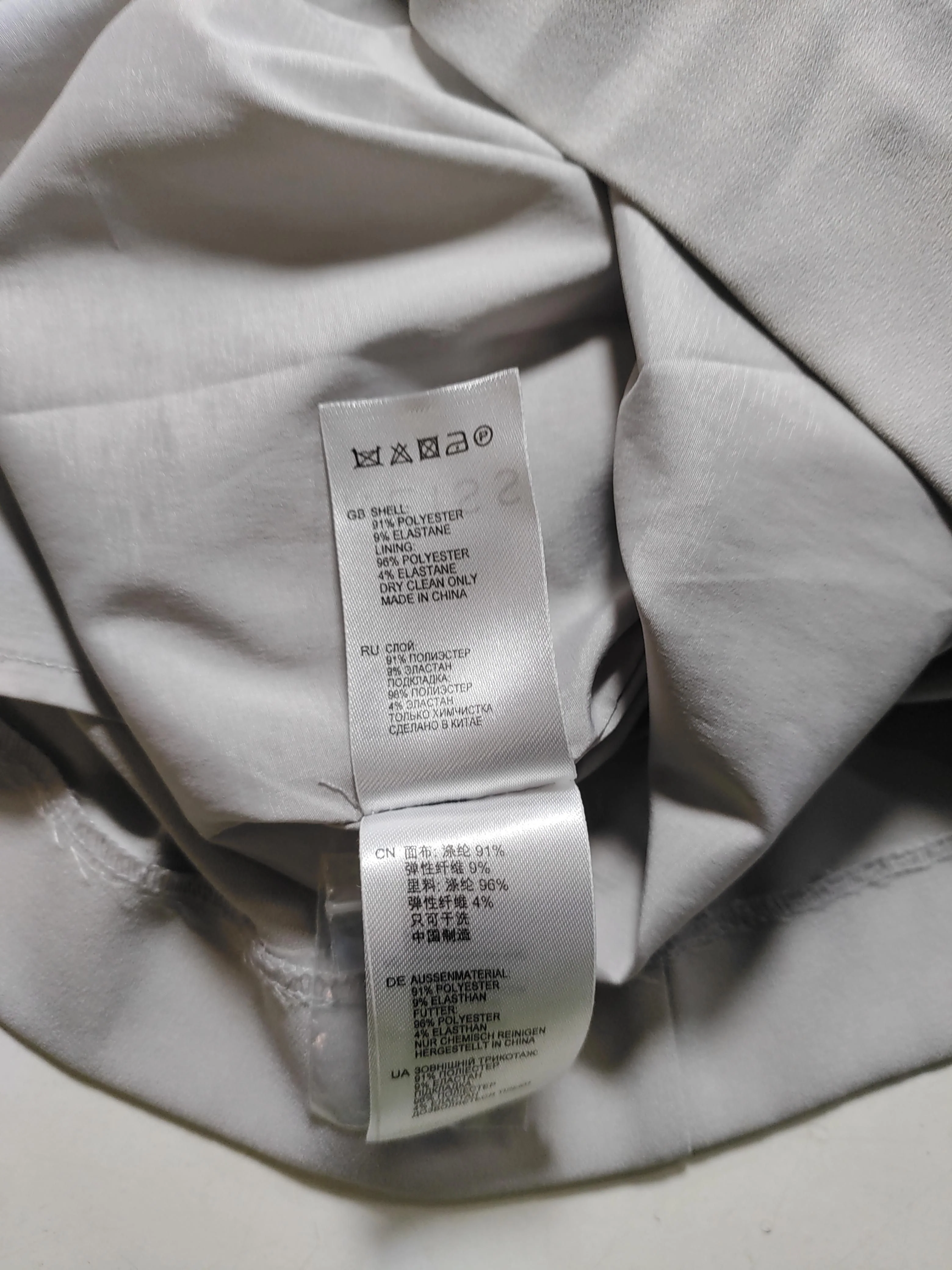 Reiss Bodycon Mini Dress UK10 in Grey - Image 6