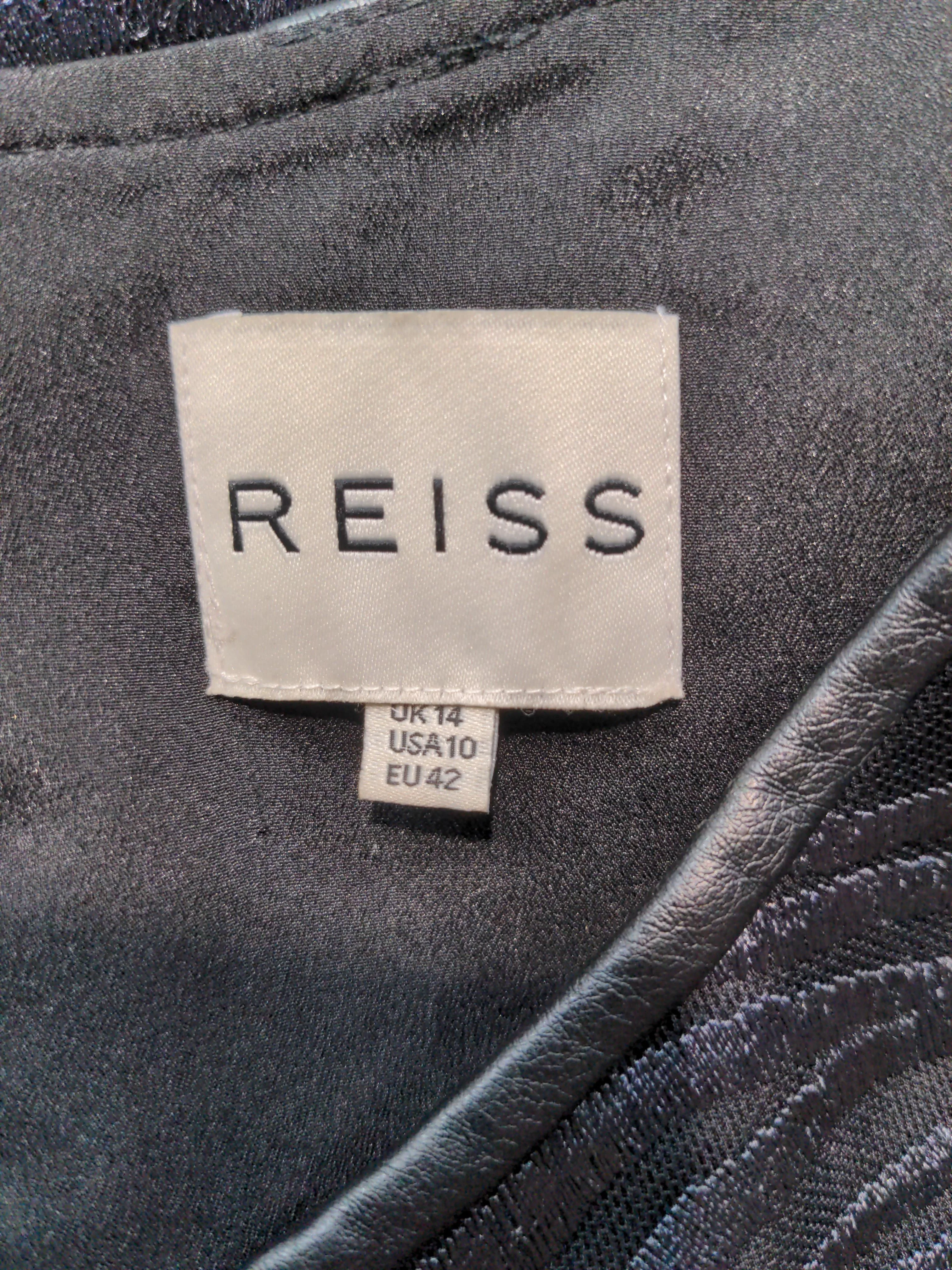 Reiss Bodycon Mini Dress UK14 in Black - Image 6