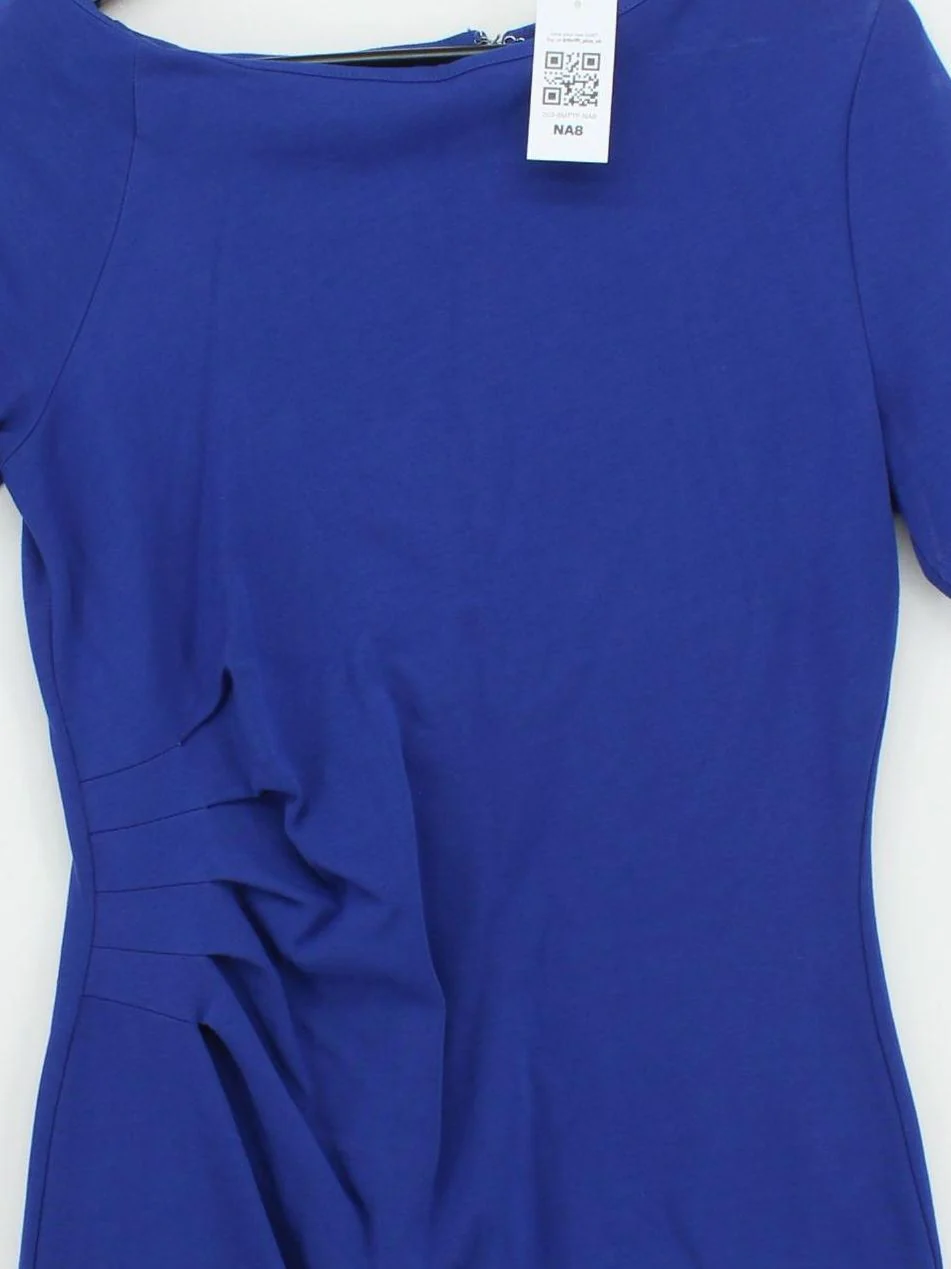 Reiss Bodycon Mini Dress UK14 in Blue - Image 3