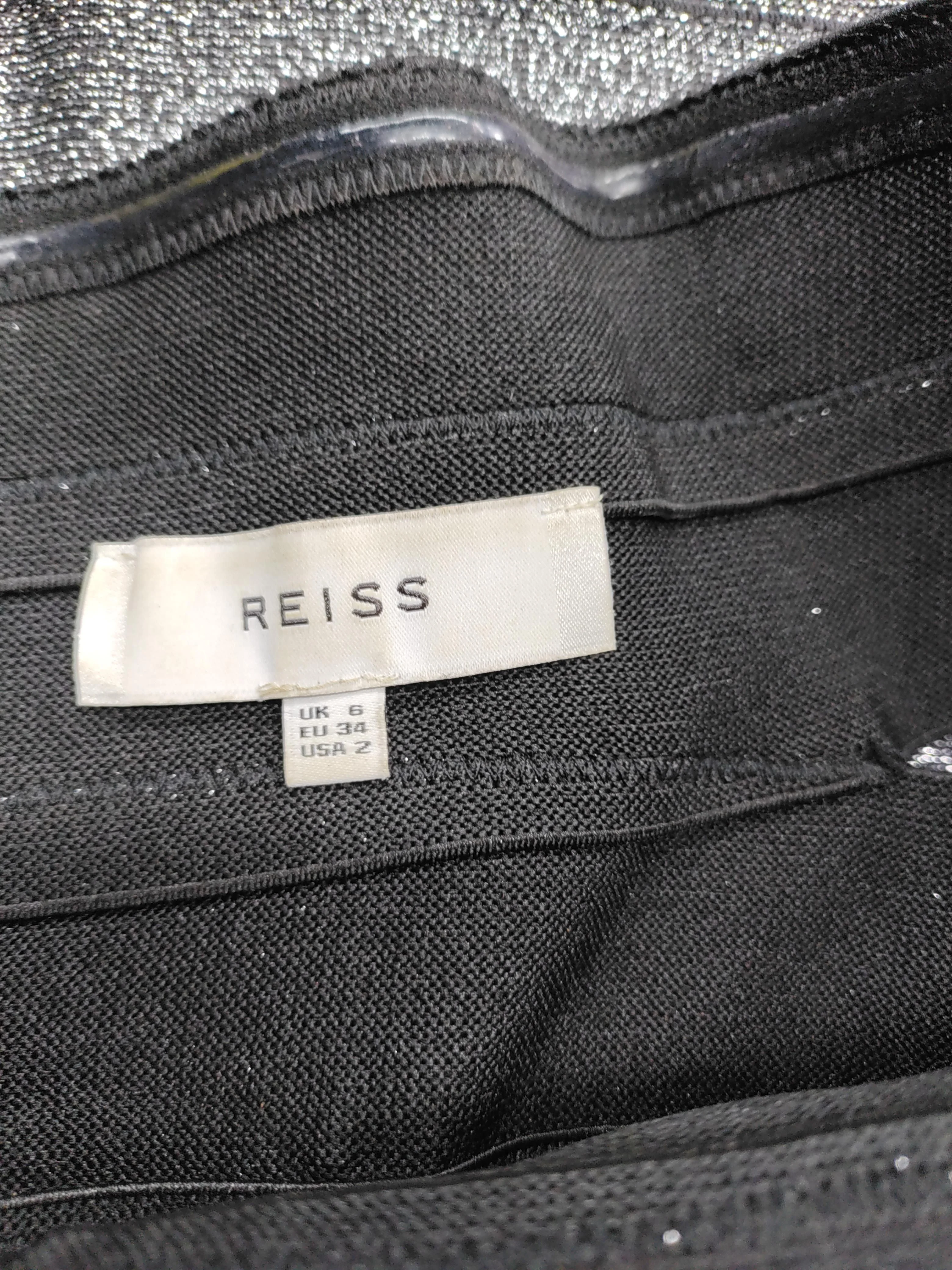 Reiss Bodycon Mini Dress UK6 in Silver - Image 5