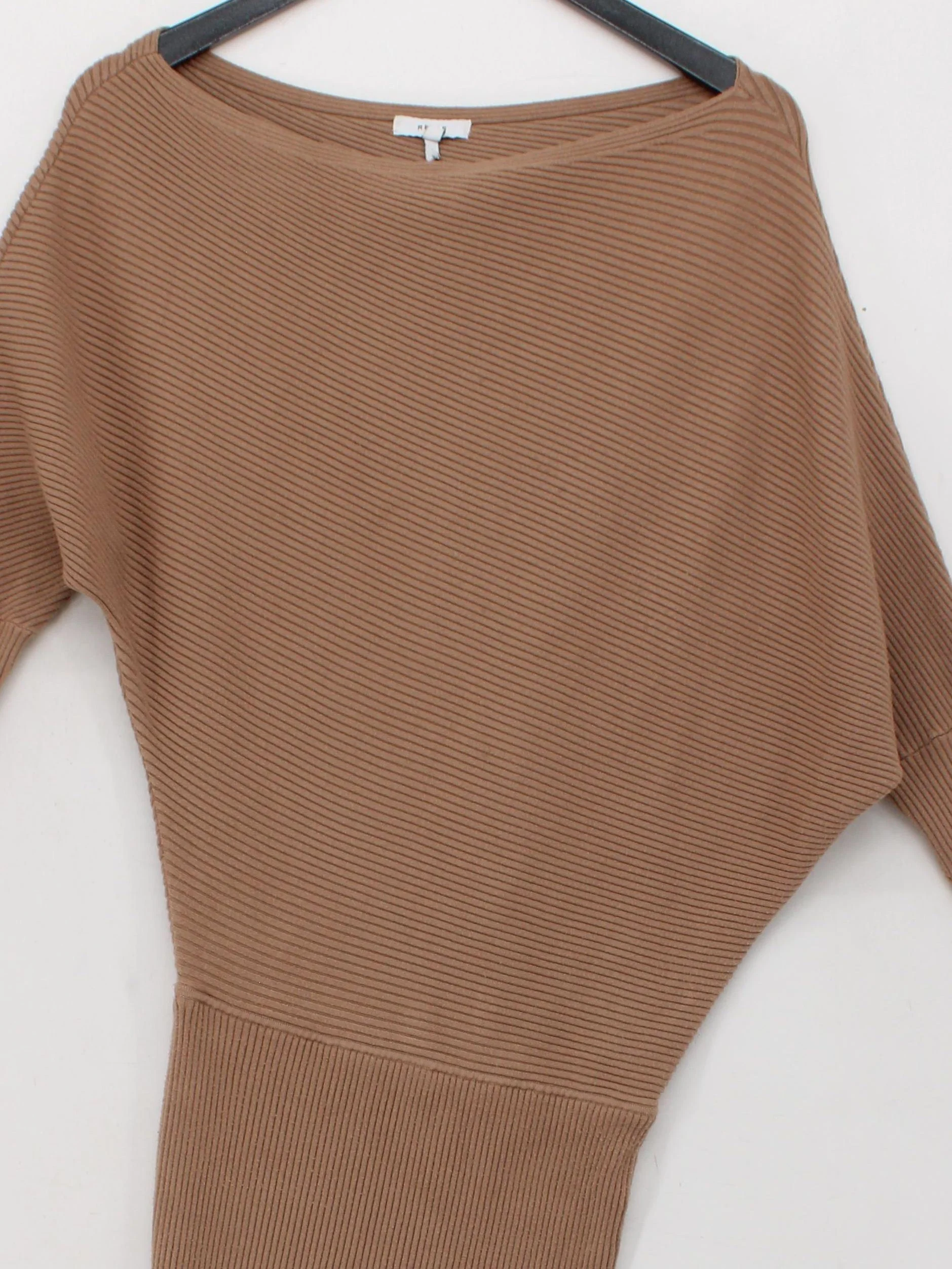 Reiss Jumper Midi Dress M in Tan - Image 3