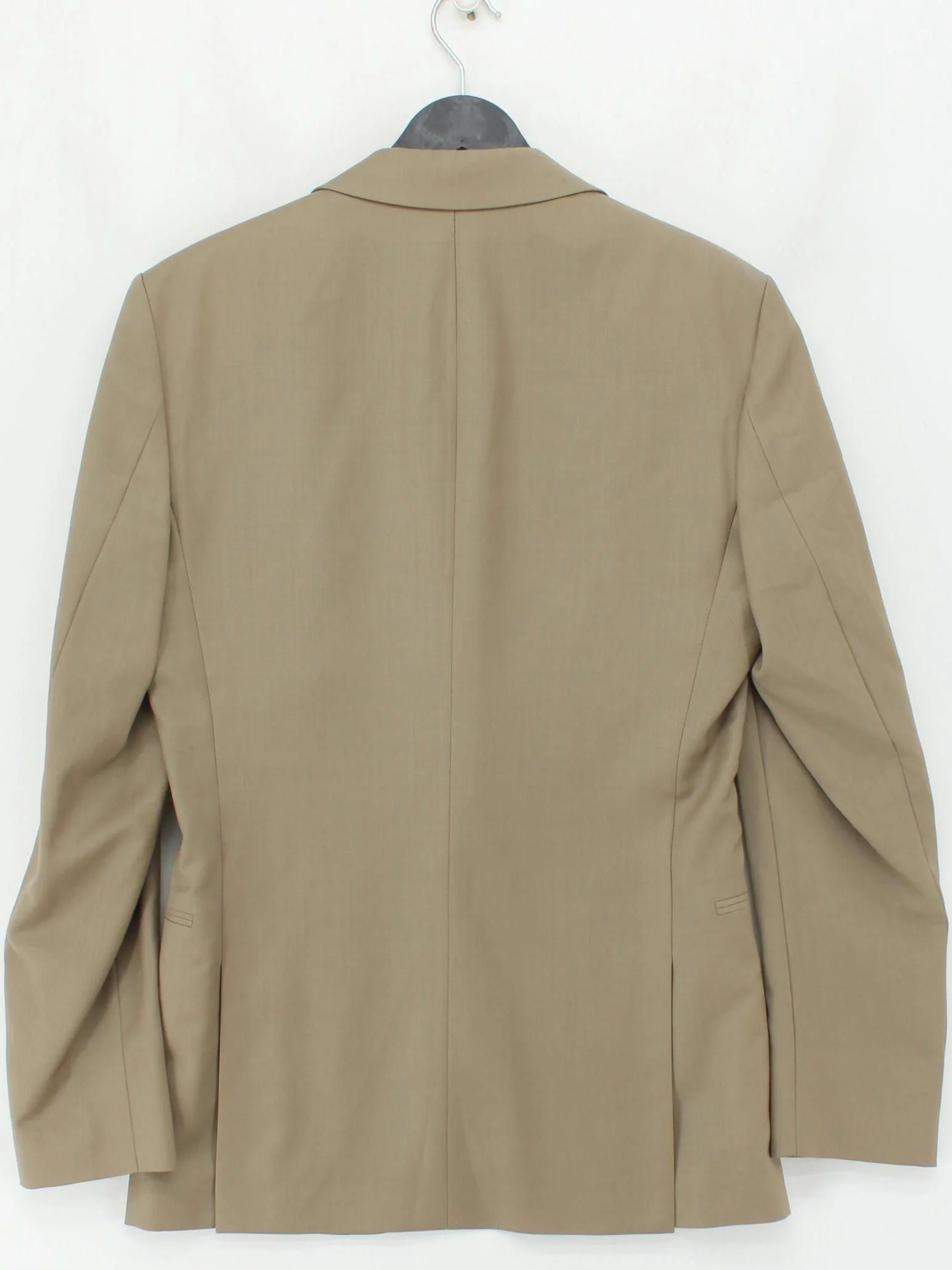 Reiss Men's Blazer Chest: 36 in Tan Wool with Viscose Overcoat - Image 2