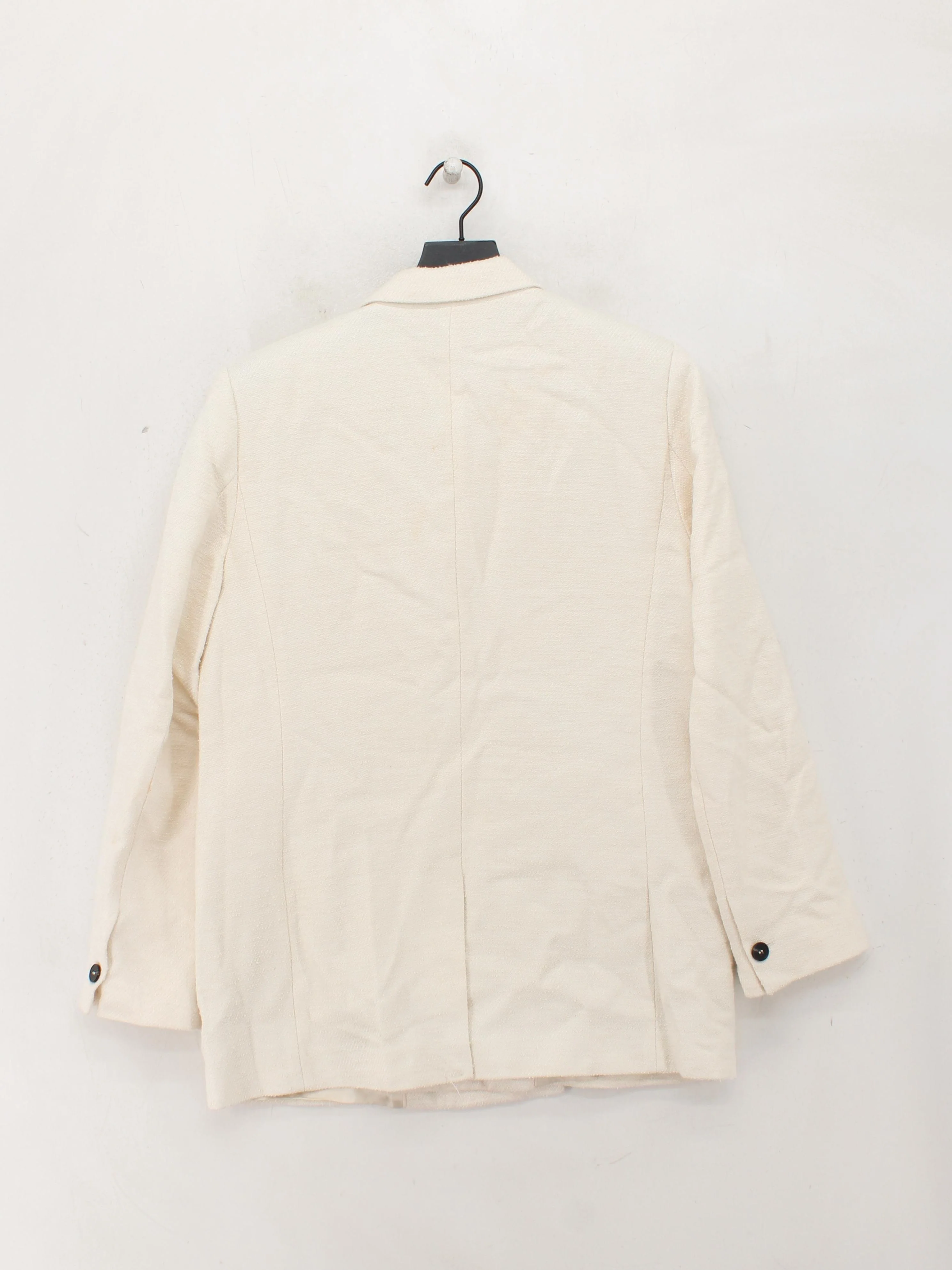 Reiss Men's Blazer Chest: 40 in Cream Viscose - Image 2