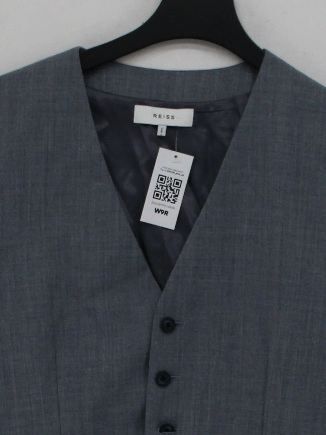 Reiss Men's Coat M Grey Wool with Polyester, Other, Viscose Overcoat - Image 3