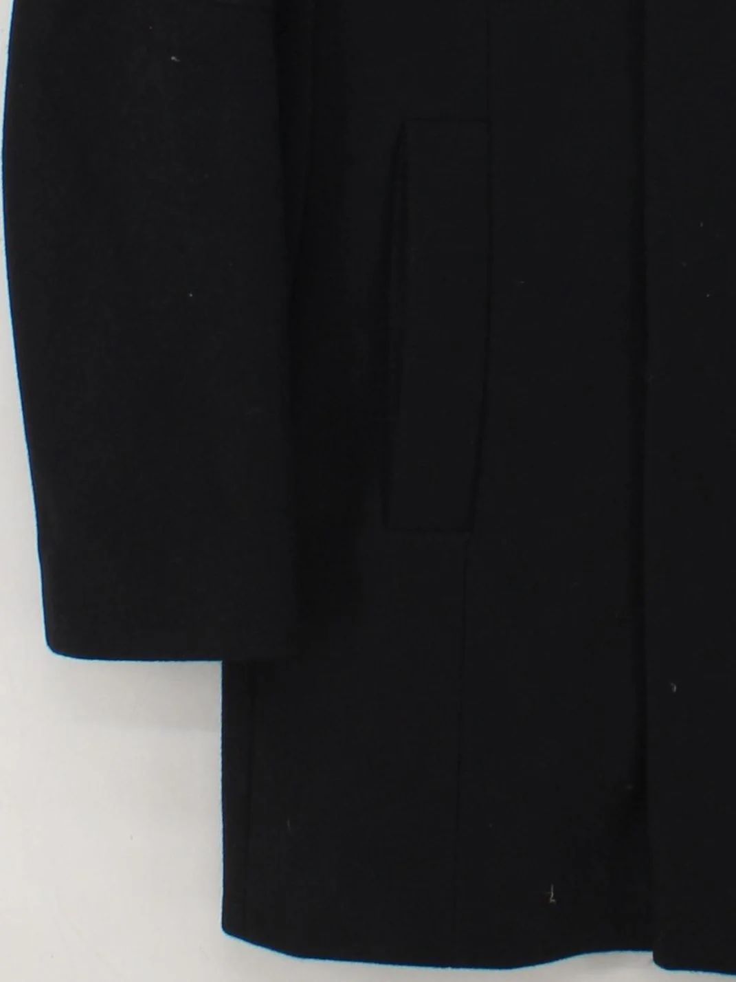 Reiss Men's Coat S Black Wool with Nylon, Viscose Overcoat - Image 4