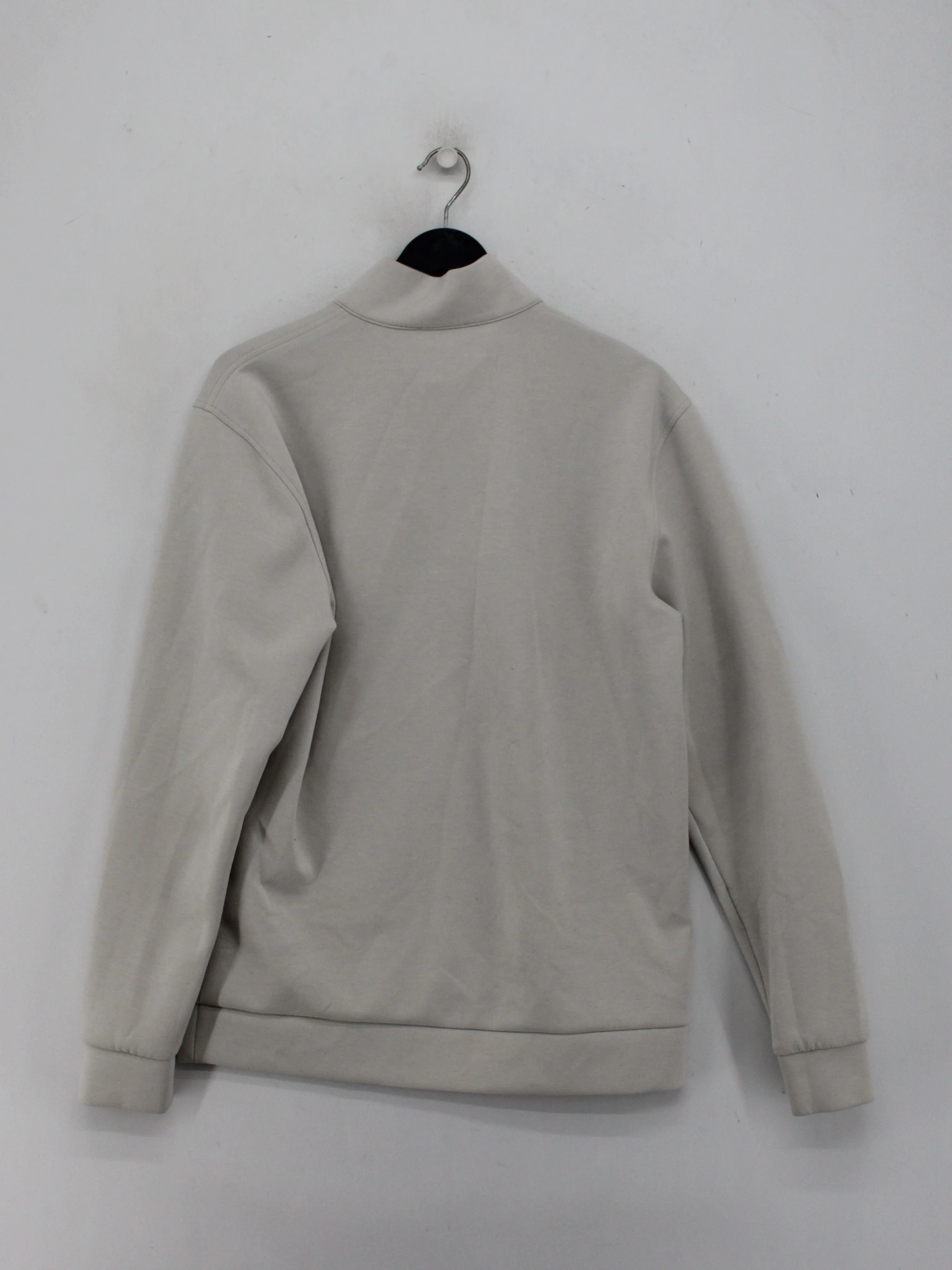 Reiss Men's Hoodie L Cream Polyester with Viscose, Elastane Pullover - Image 2