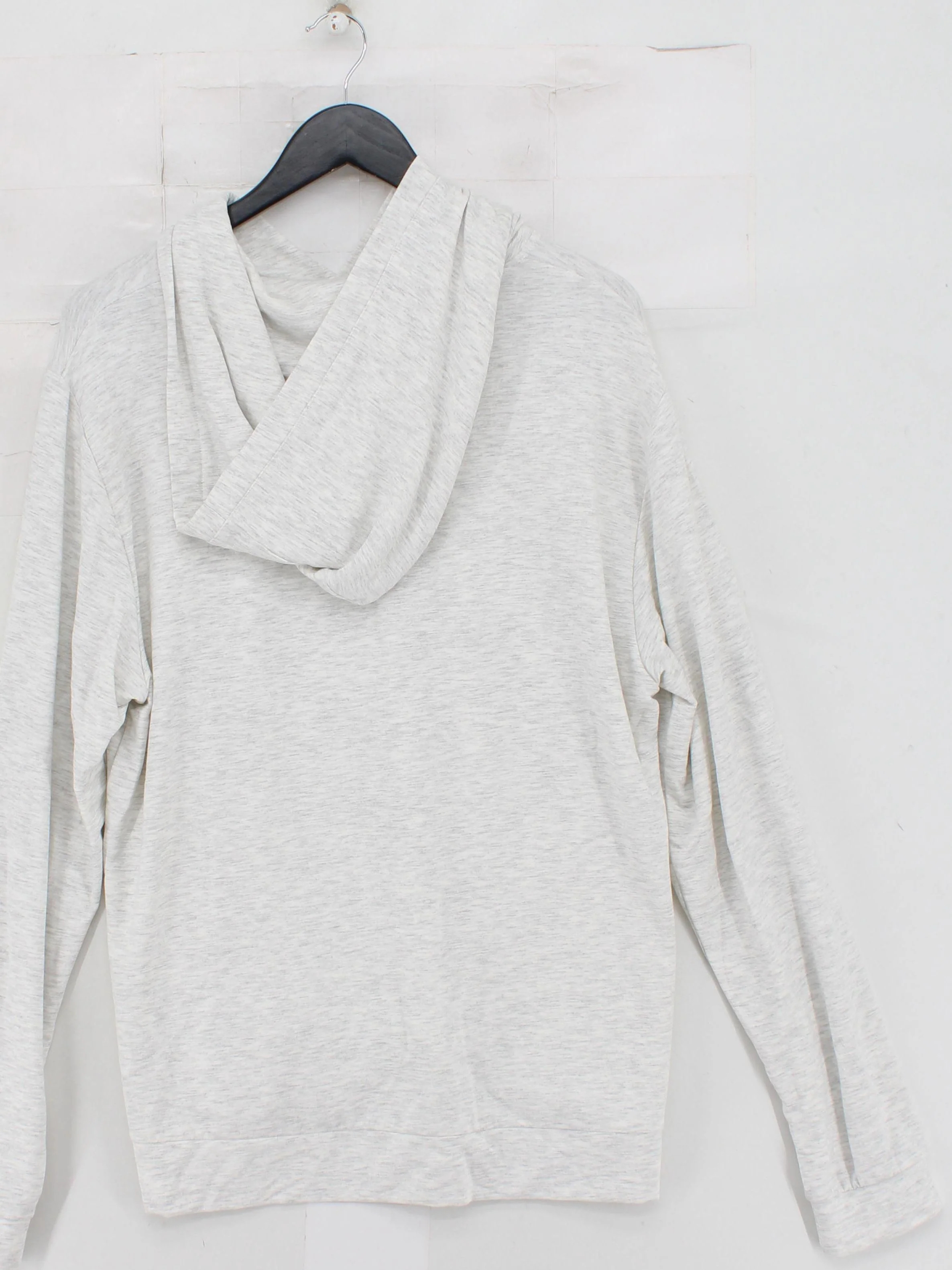 Reiss Men's Hoodie XL Grey Viscose with Elastane Pullover - Image 2