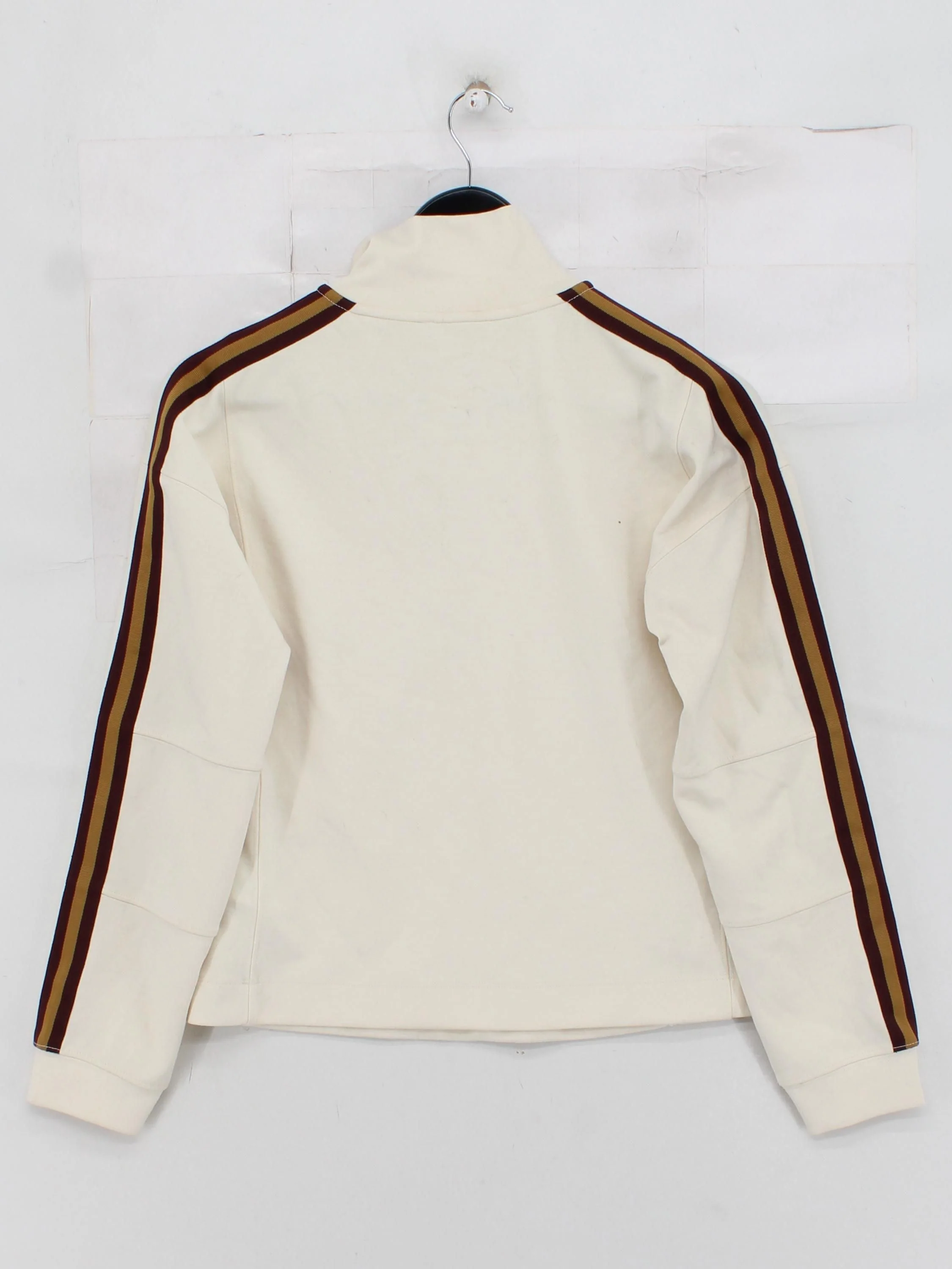 Reiss Men's Hoodie XS Cream Polyester with Viscose, Elastane Pullover - Image 2