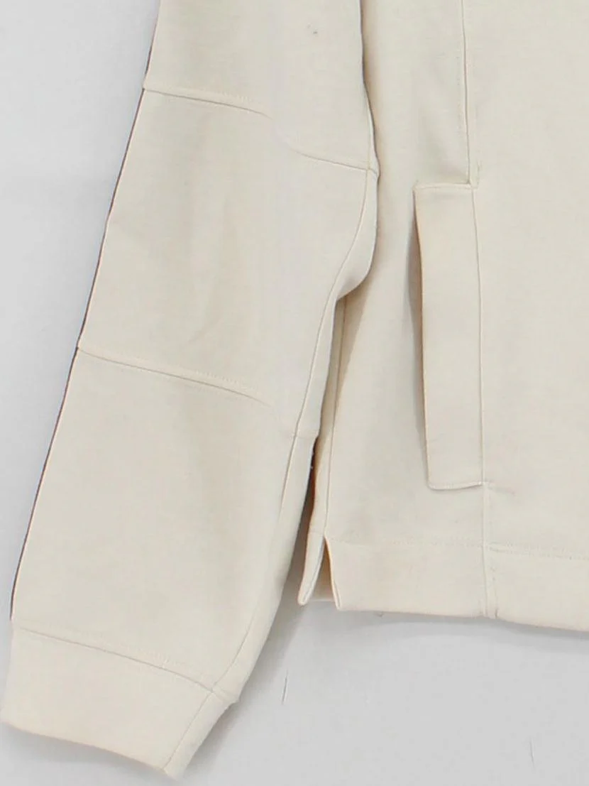 Reiss Men's Hoodie XS Cream Polyester with Viscose, Elastane Pullover - Image 4