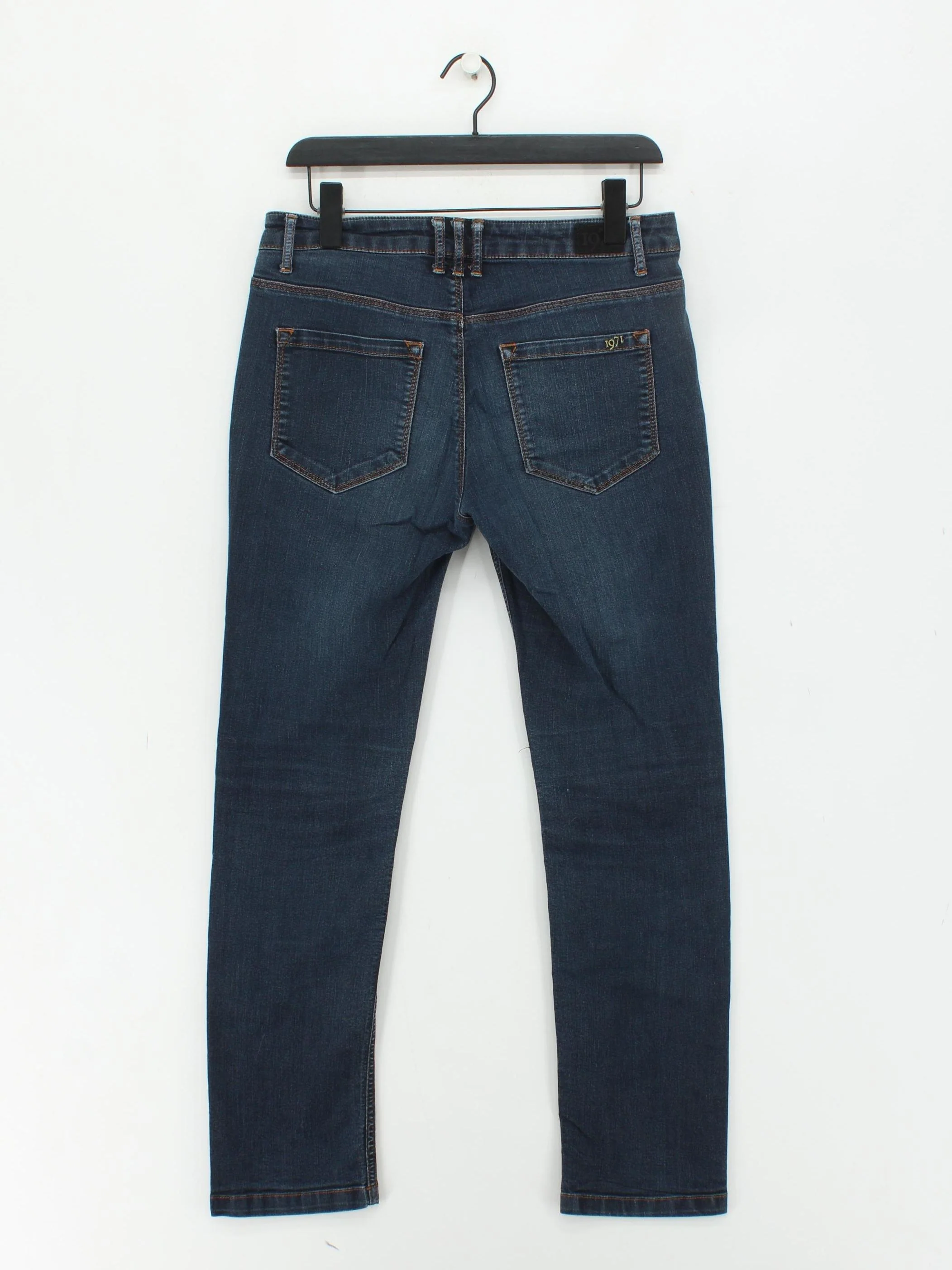 Reiss Men's Jeans M Blue Cotton with Polyester Skinny - Image 2