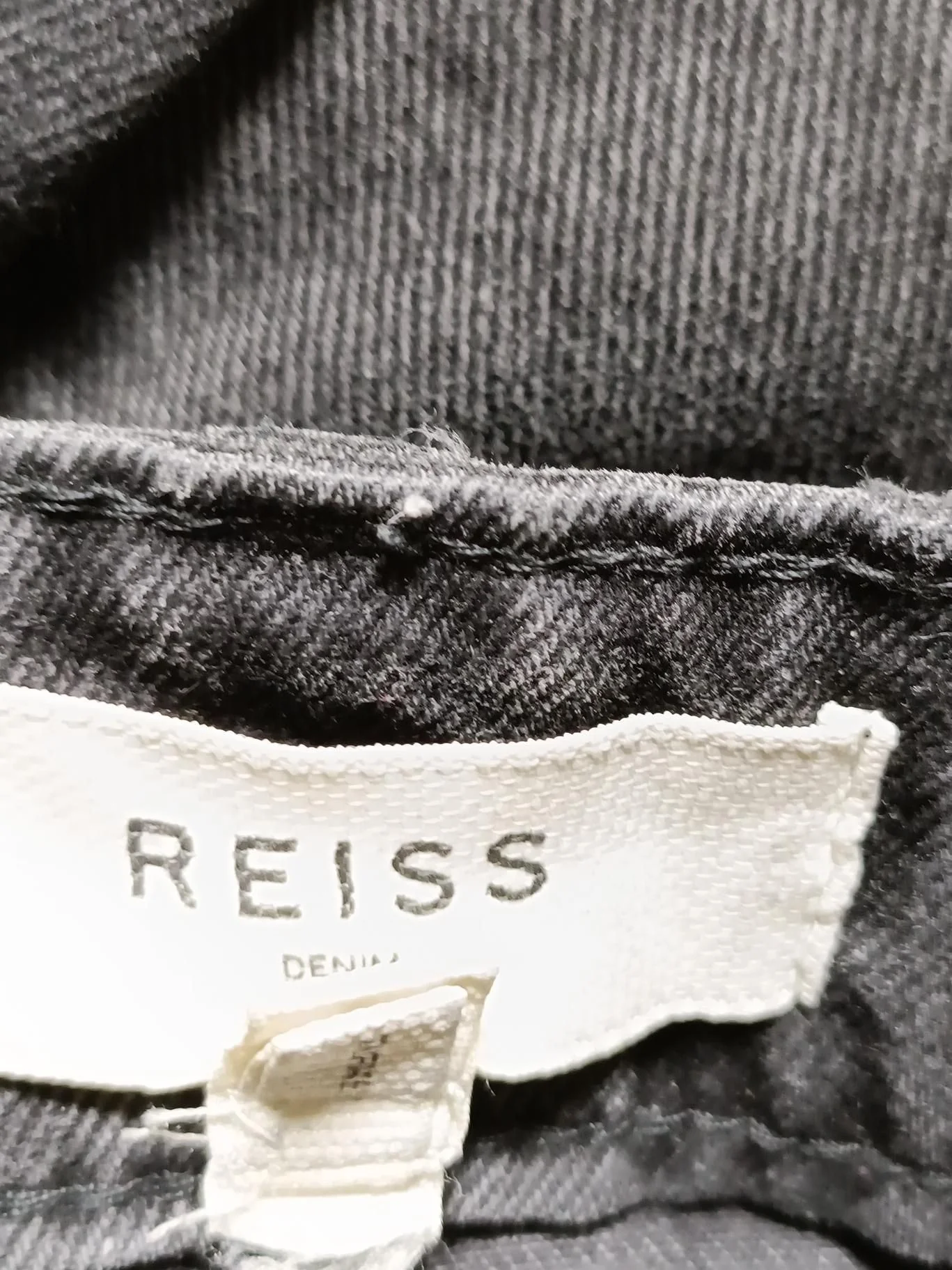 Reiss Men's Jeans S Black 100% Cotton Straight - Image 5