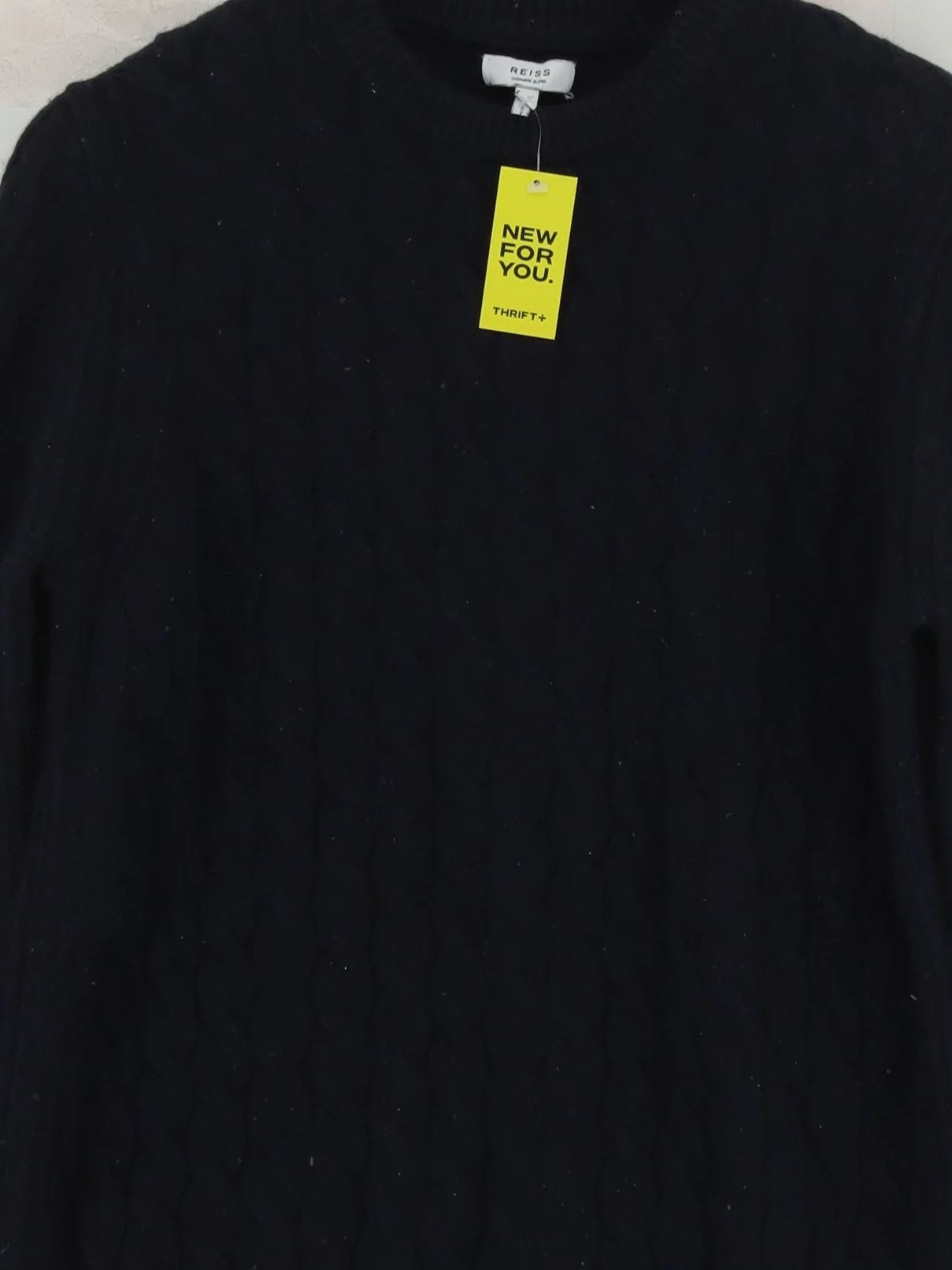 Reiss Men's Jumper M Blue Viscose - Image 3