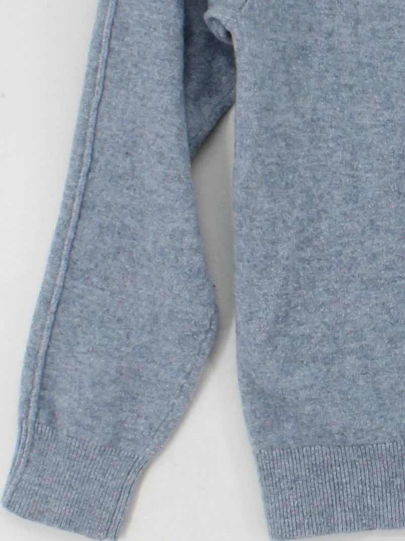 Reiss Men's Jumper M Blue Wool with Viscose, Polyamide, Cashmere Pullover - Image 4