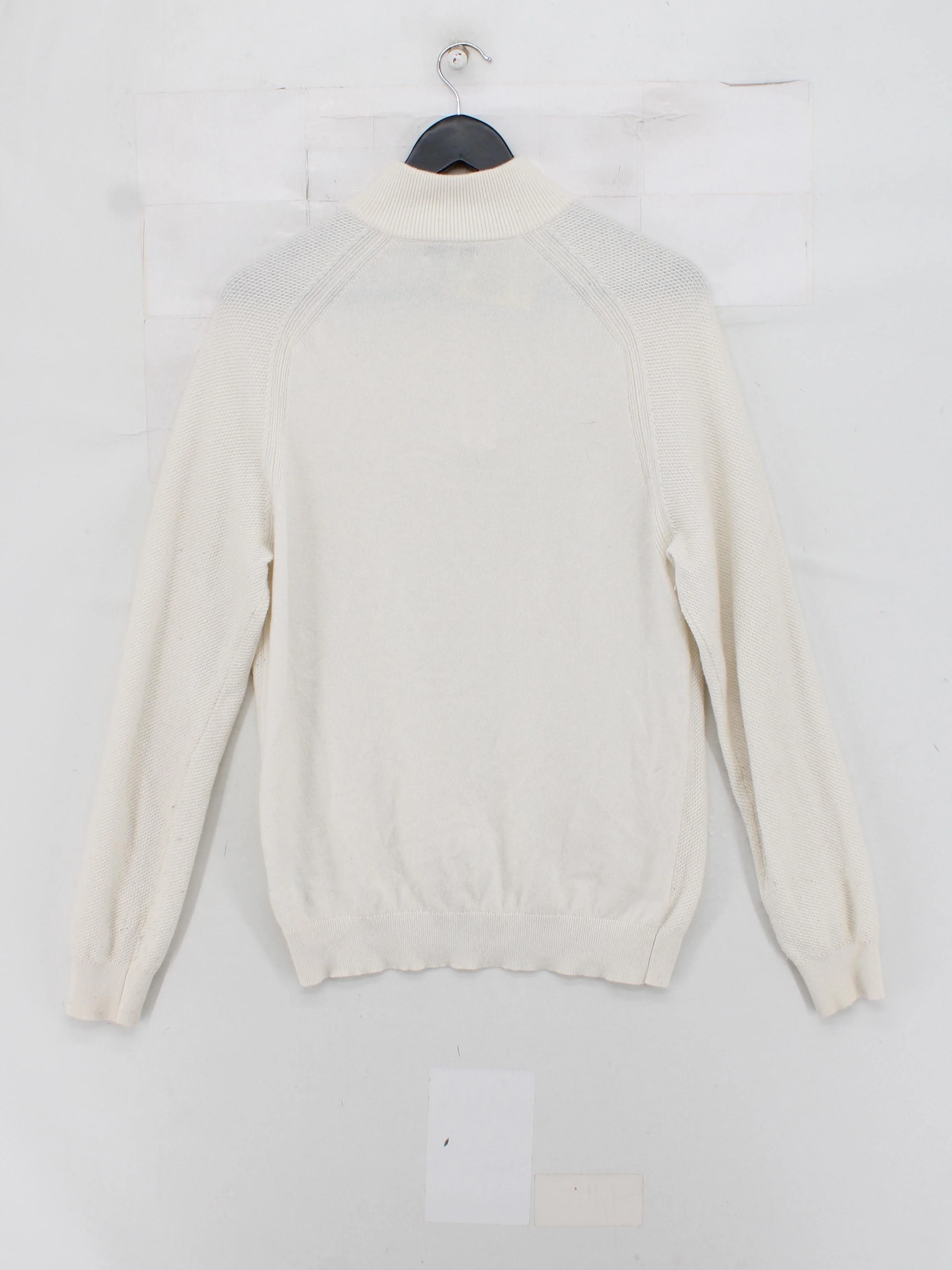 Reiss Men's Jumper M Cream Wool with Viscose, Polyamide, Cashmere Pullover - Image 2
