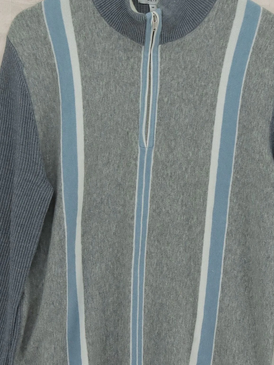 Reiss Men's Jumper M Grey Polyester - Image 3