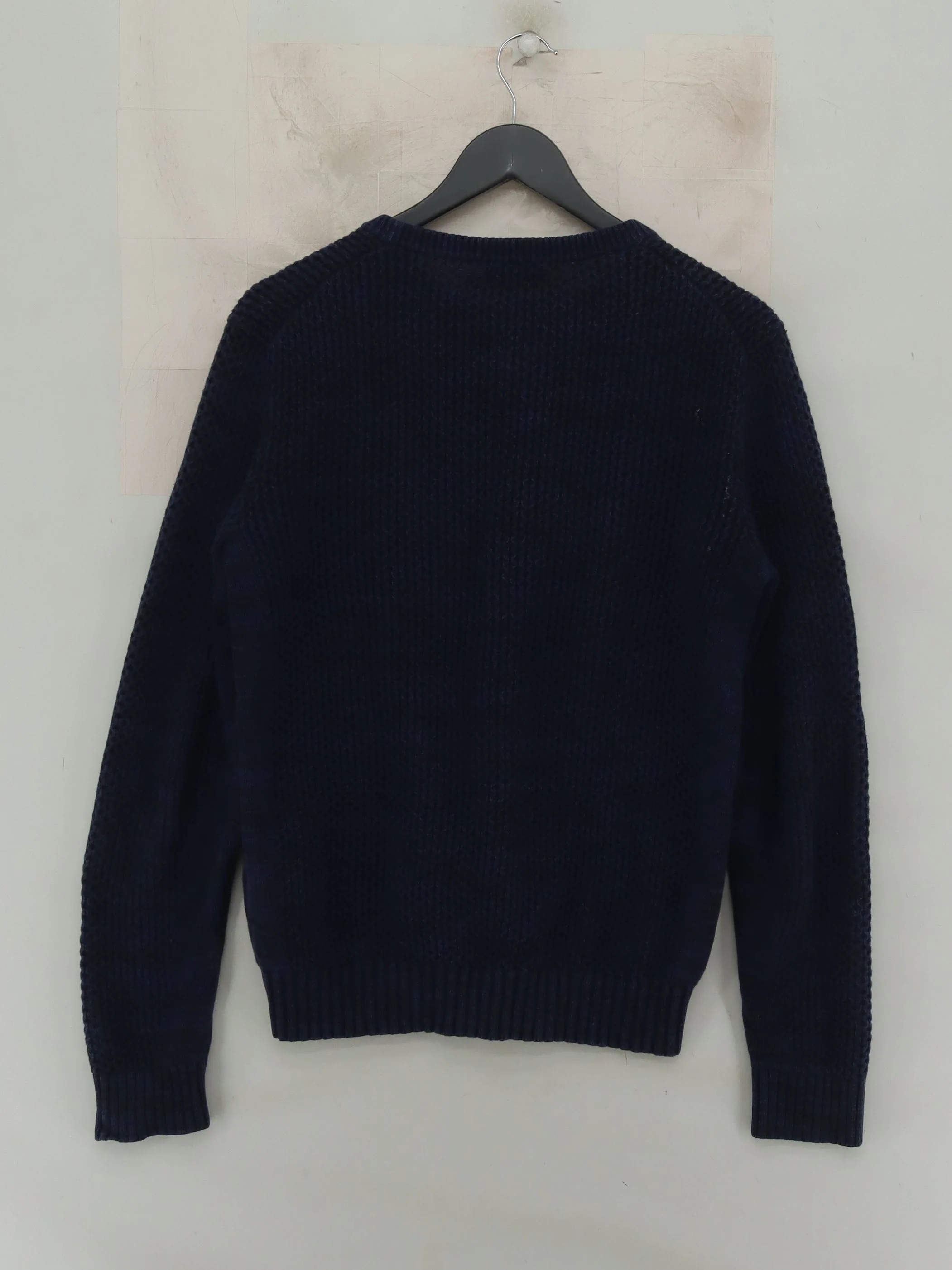 Reiss Men's Jumper S Blue 100% Wool Crew Neck Pullover - Image 2