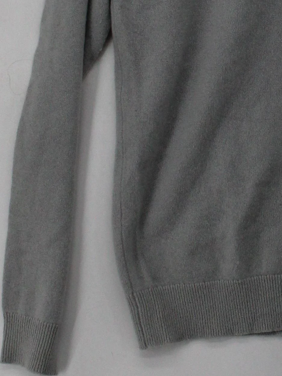 Reiss Men's Jumper S Grey 100% Cashmere Crew Neck Pullover - Image 4