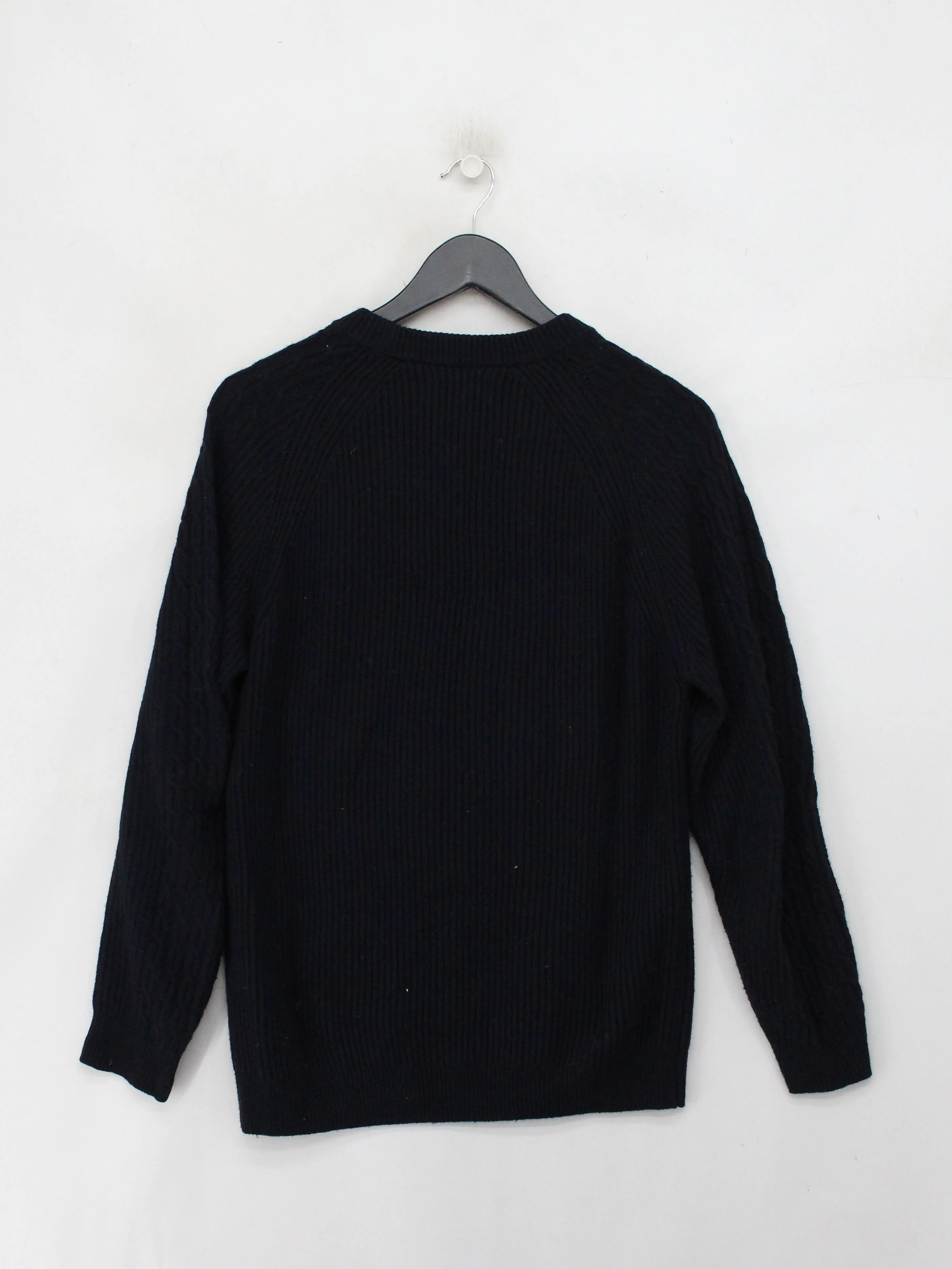 Reiss Men's Jumper XS Black 100% Other Crew Neck Pullover - Image 2
