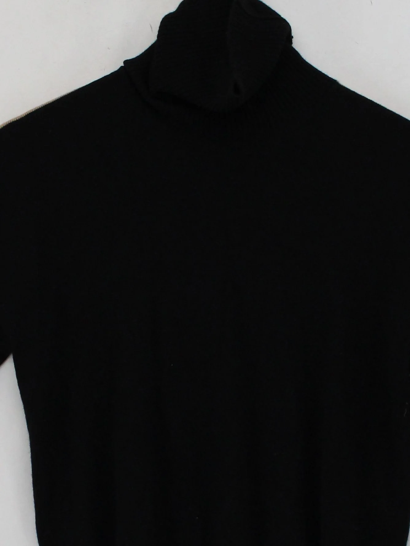 Reiss Men's Jumper XS Black Viscose with Wool, Polyamide High Neck Pullover - Image 3