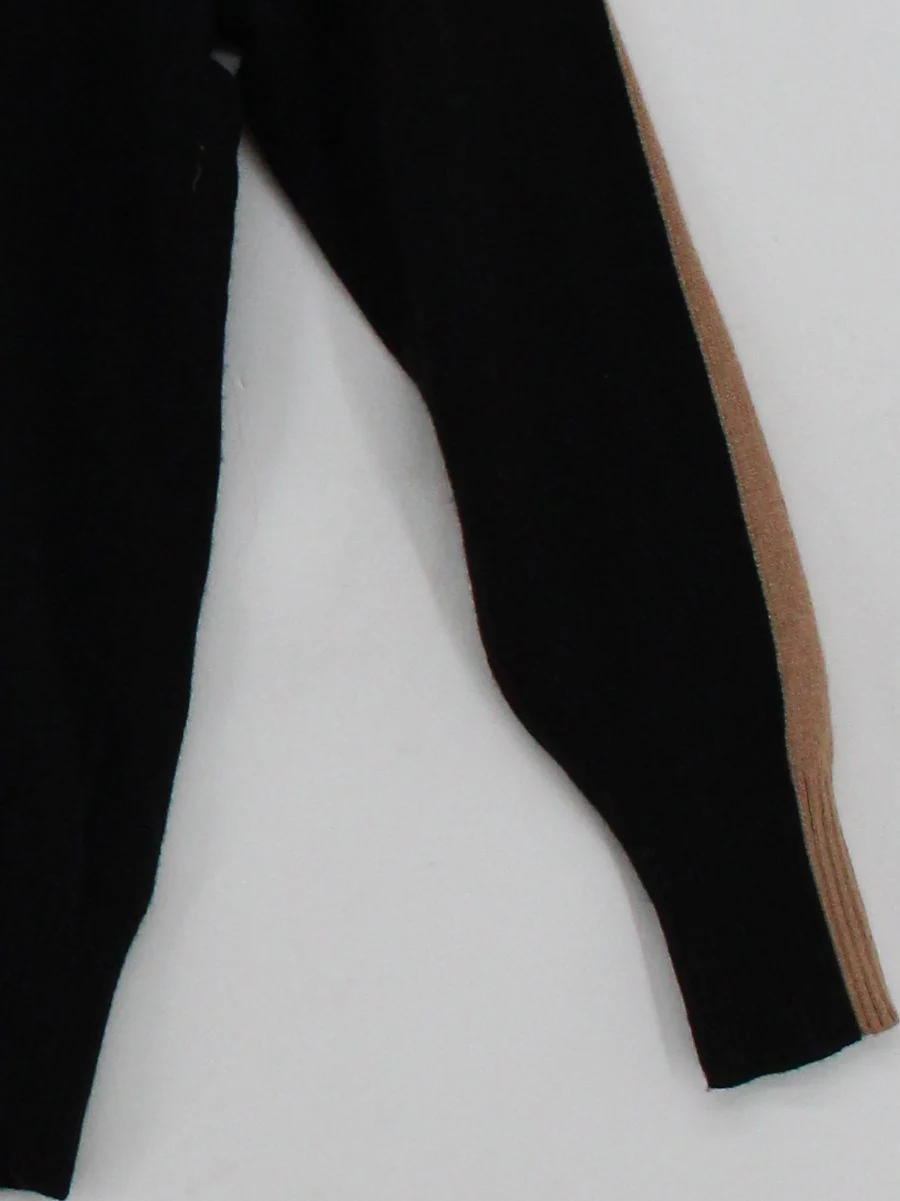 Reiss Men's Jumper XS Black Viscose with Wool, Polyamide High Neck Pullover - Image 4