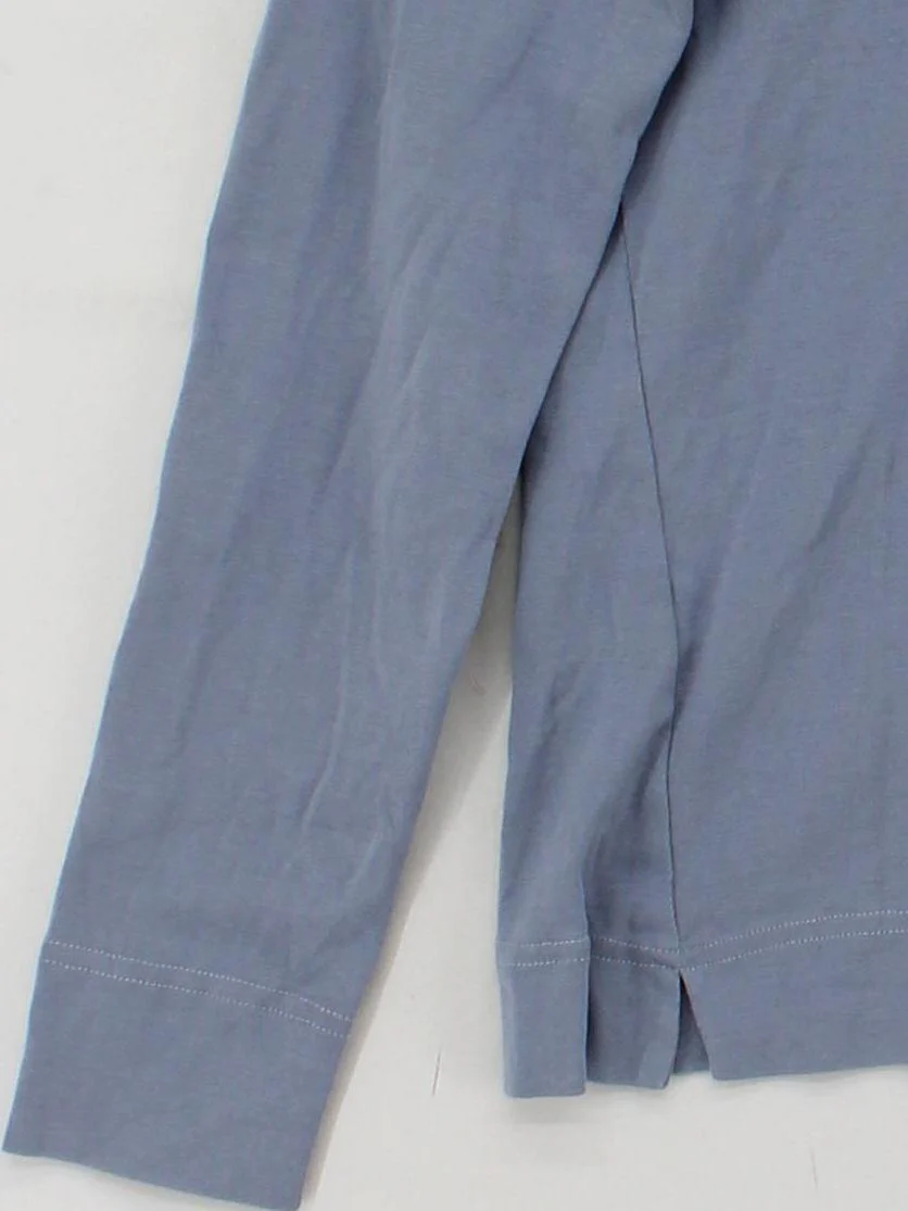 Reiss Men's Polo M Blue 100% Cotton Basic - Image 4