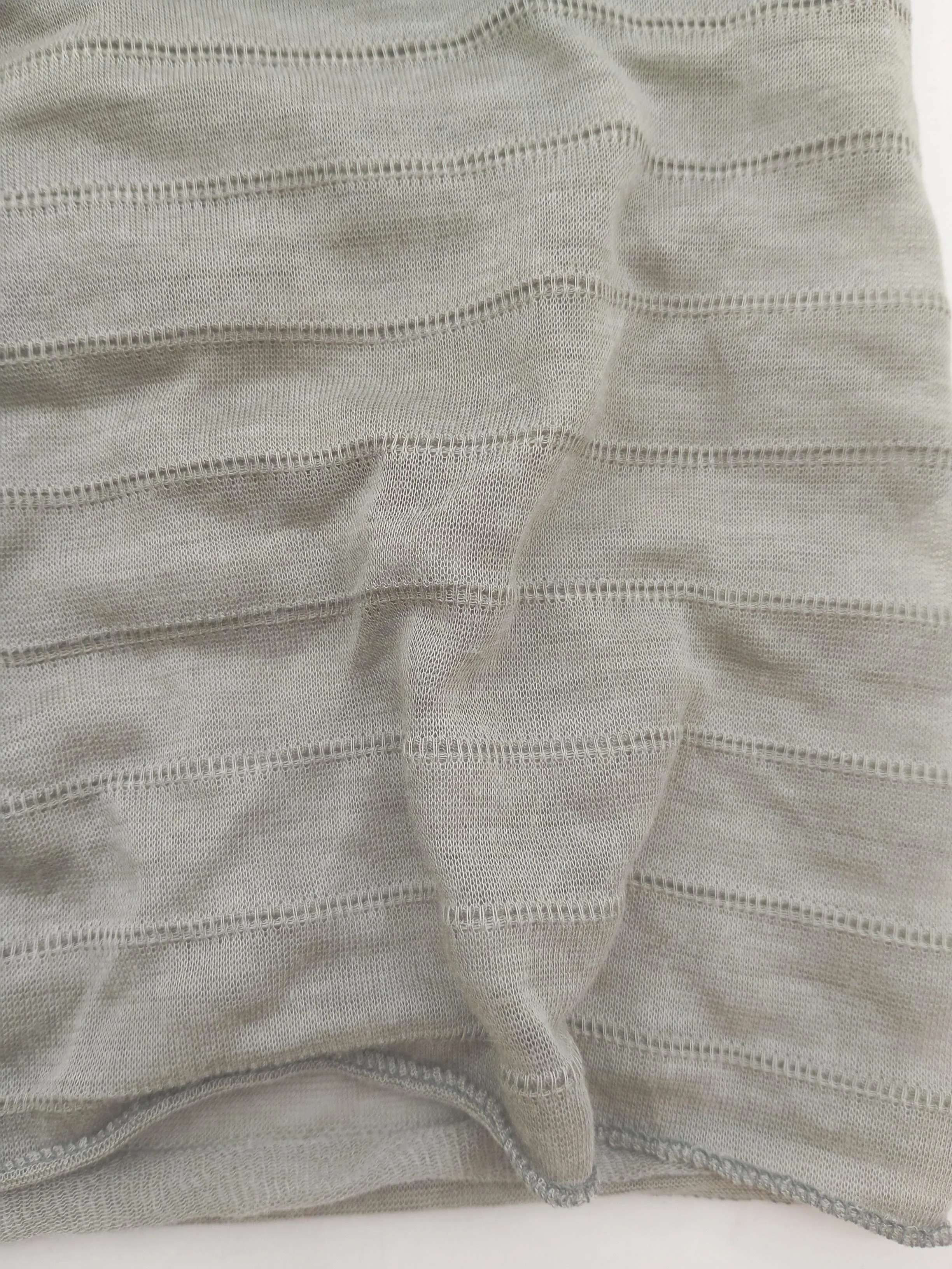 Reiss Men's Scarf Grey Striped Polyester with Lyocell Modal Scarf - Image 4
