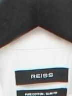 Reiss Men's Shirt Collar: 16 in White 100% Cotton Basic - Image 3