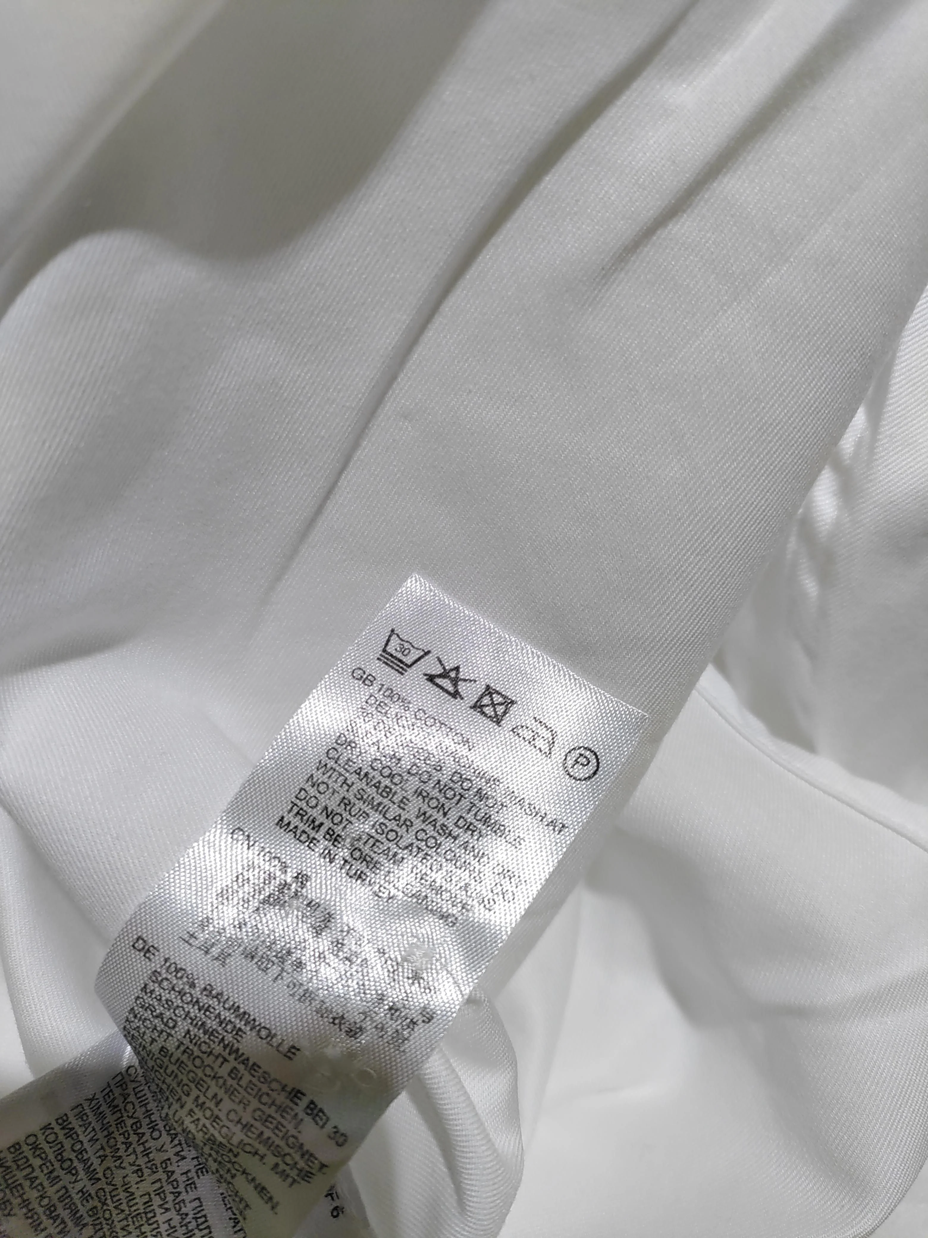 Reiss Men's Shirt Collar: 16 in White 100% Cotton Basic - Image 6