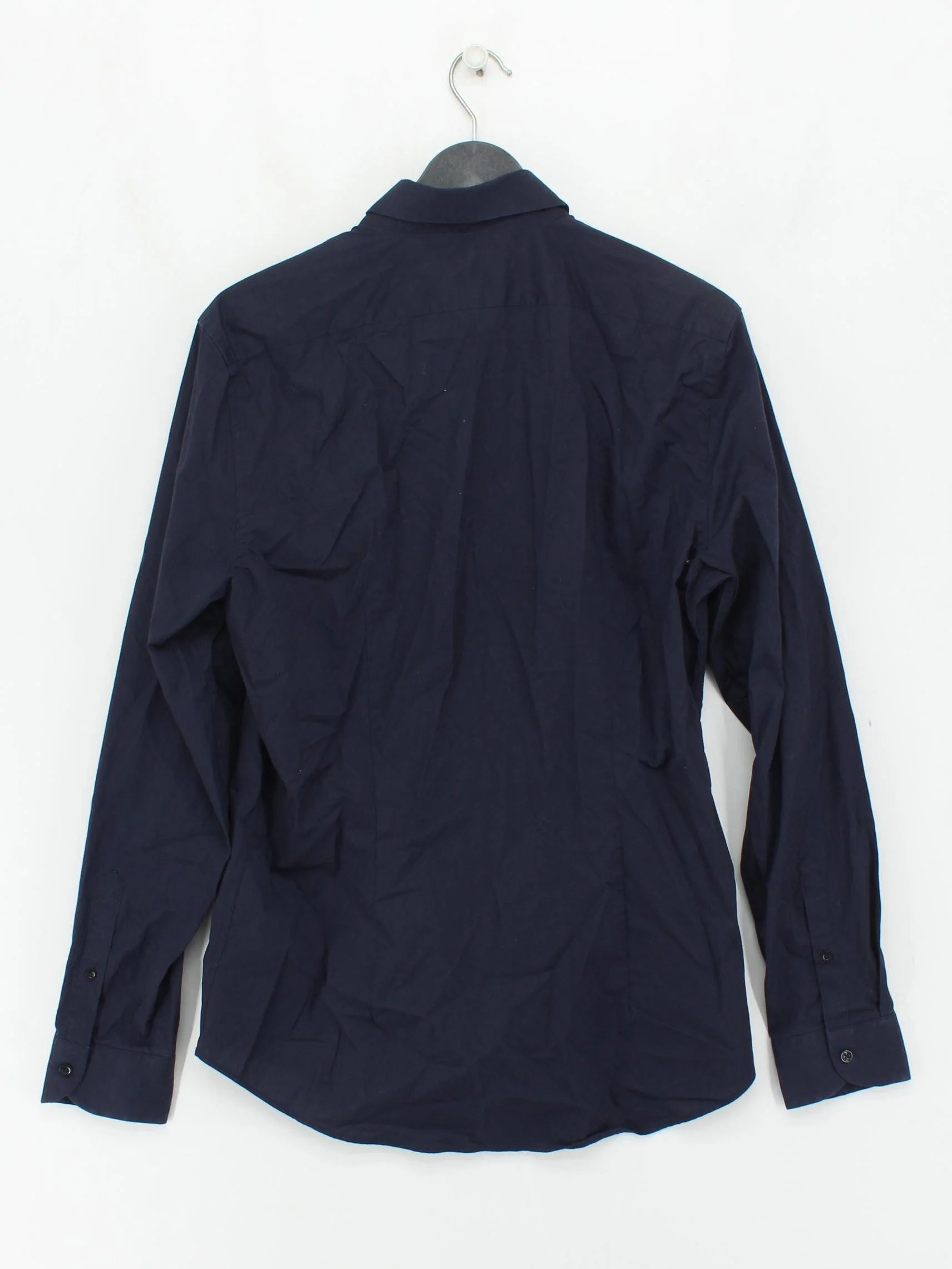Reiss Men's Shirt L Blue Cotton with Elastane Basic - Image 2