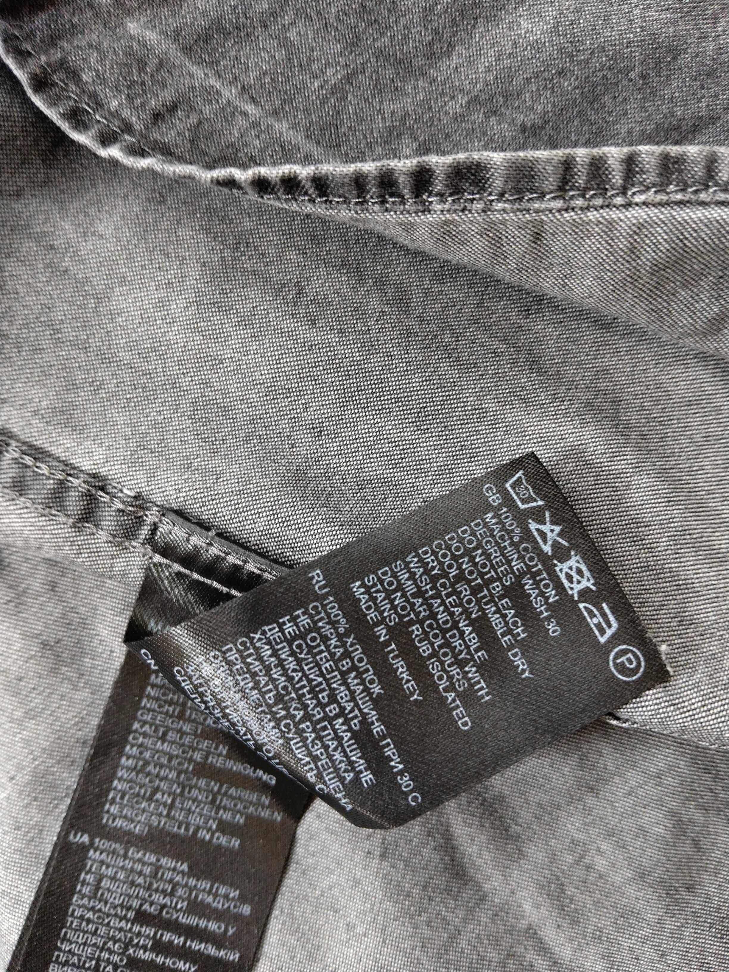 Reiss Men's Shirt M Grey 100% Cotton Basic - Image 6