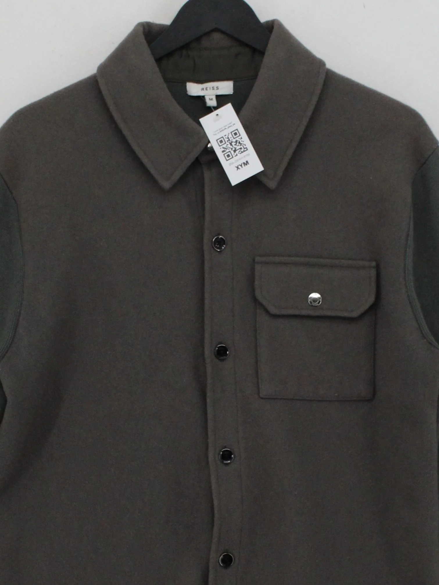 Reiss Men's Shirt M Grey Wool - Image 3